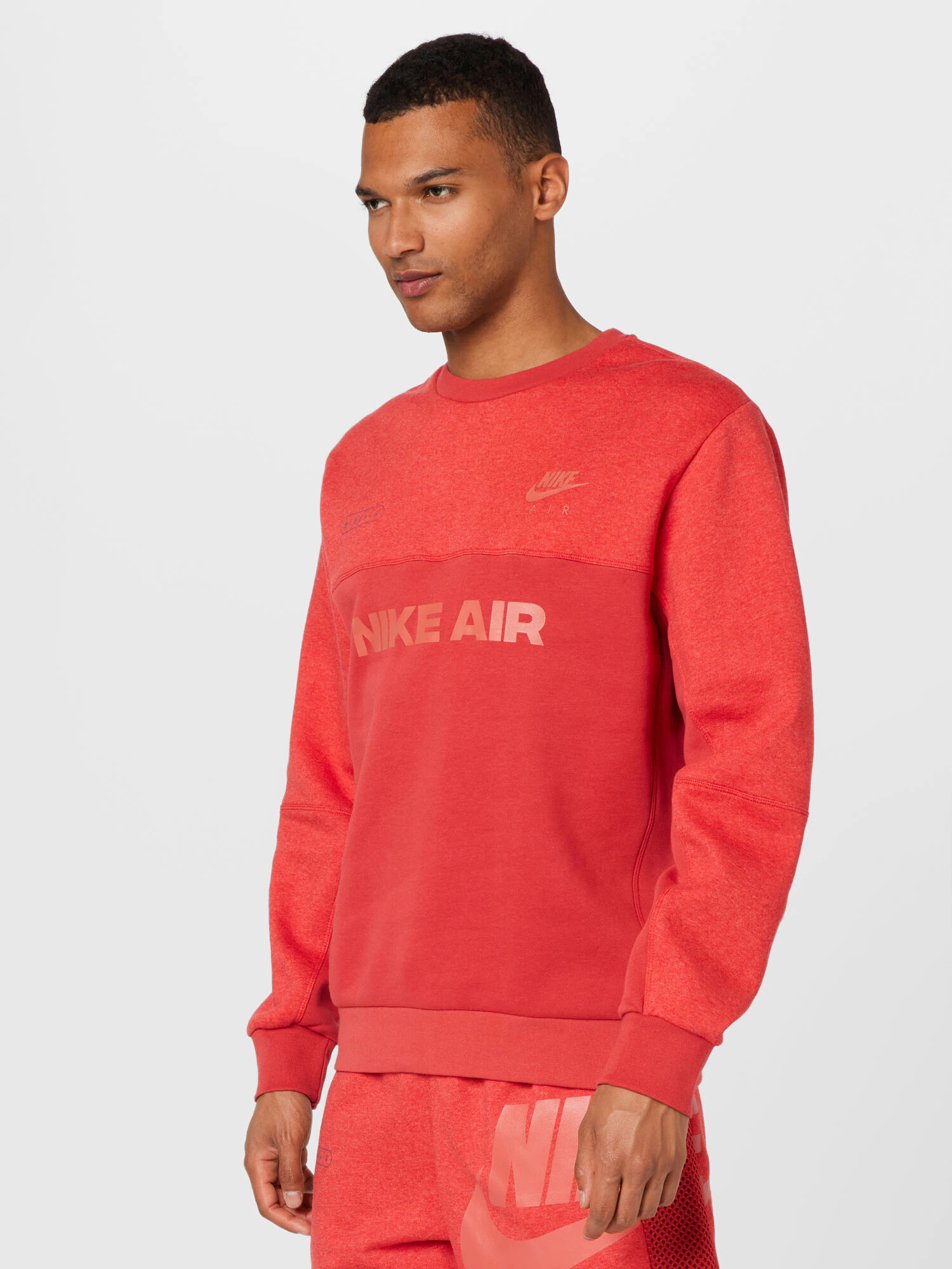 Nike Sportswear Bluză de molton roșu / roșu pepene - Pled.ro