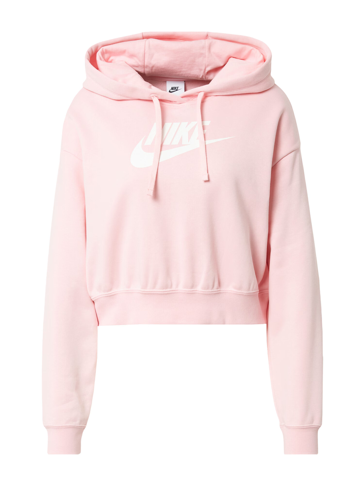 Nike Sportswear Bluză de molton roz / alb - Pled.ro