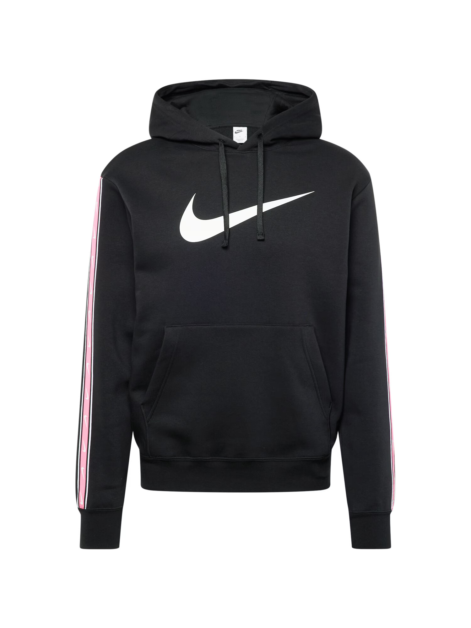 Nike Sportswear Bluză de molton 'Repeat' roz deschis / negru / alb - Pled.ro