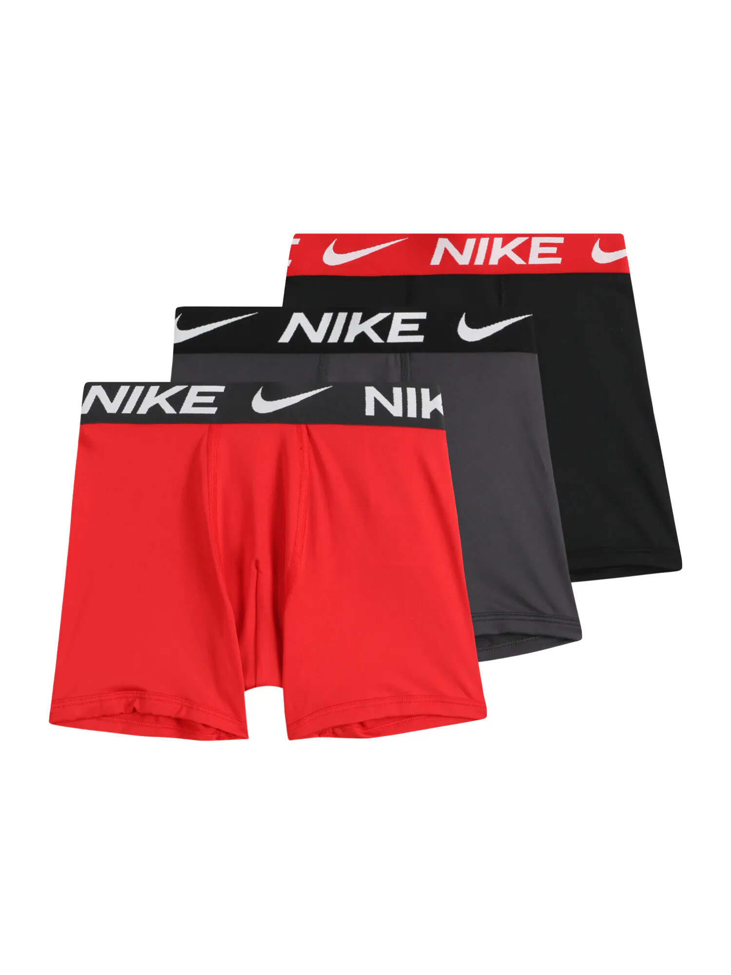 Nike Sportswear Chiloţi gri închis / roșu / negru / alb - Pled.ro