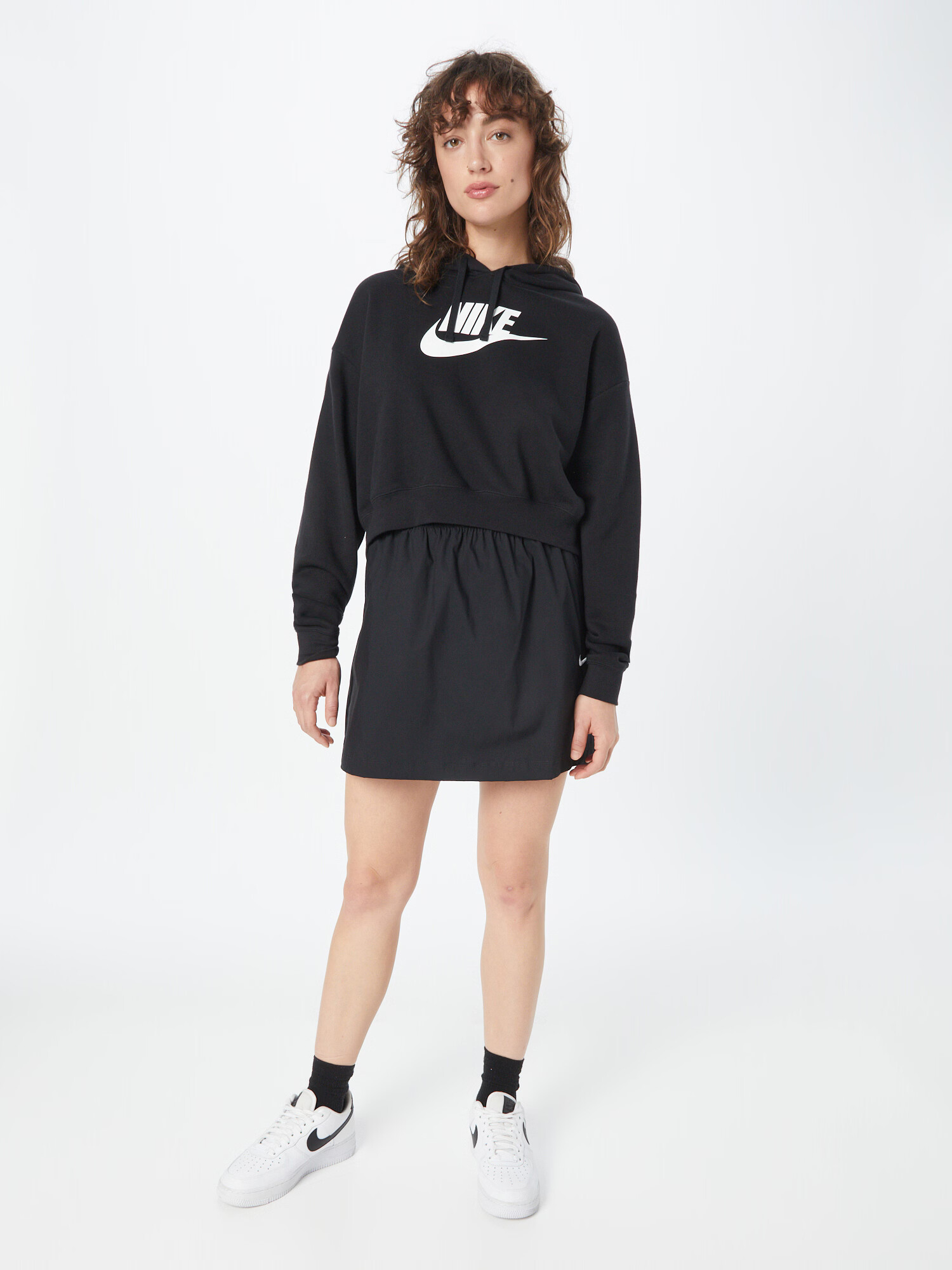 Nike Sportswear Fustă negru / alb - Pled.ro