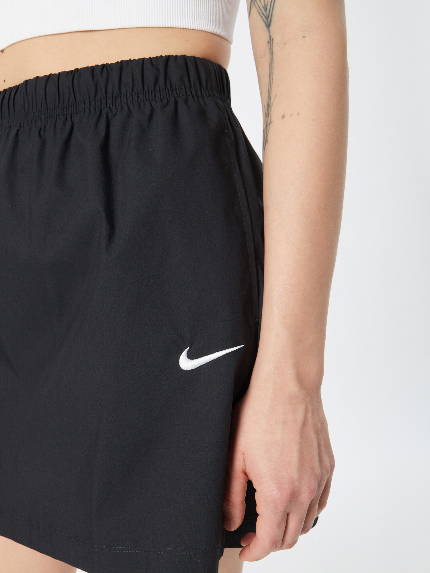 Nike Sportswear Fustă negru / alb - Pled.ro