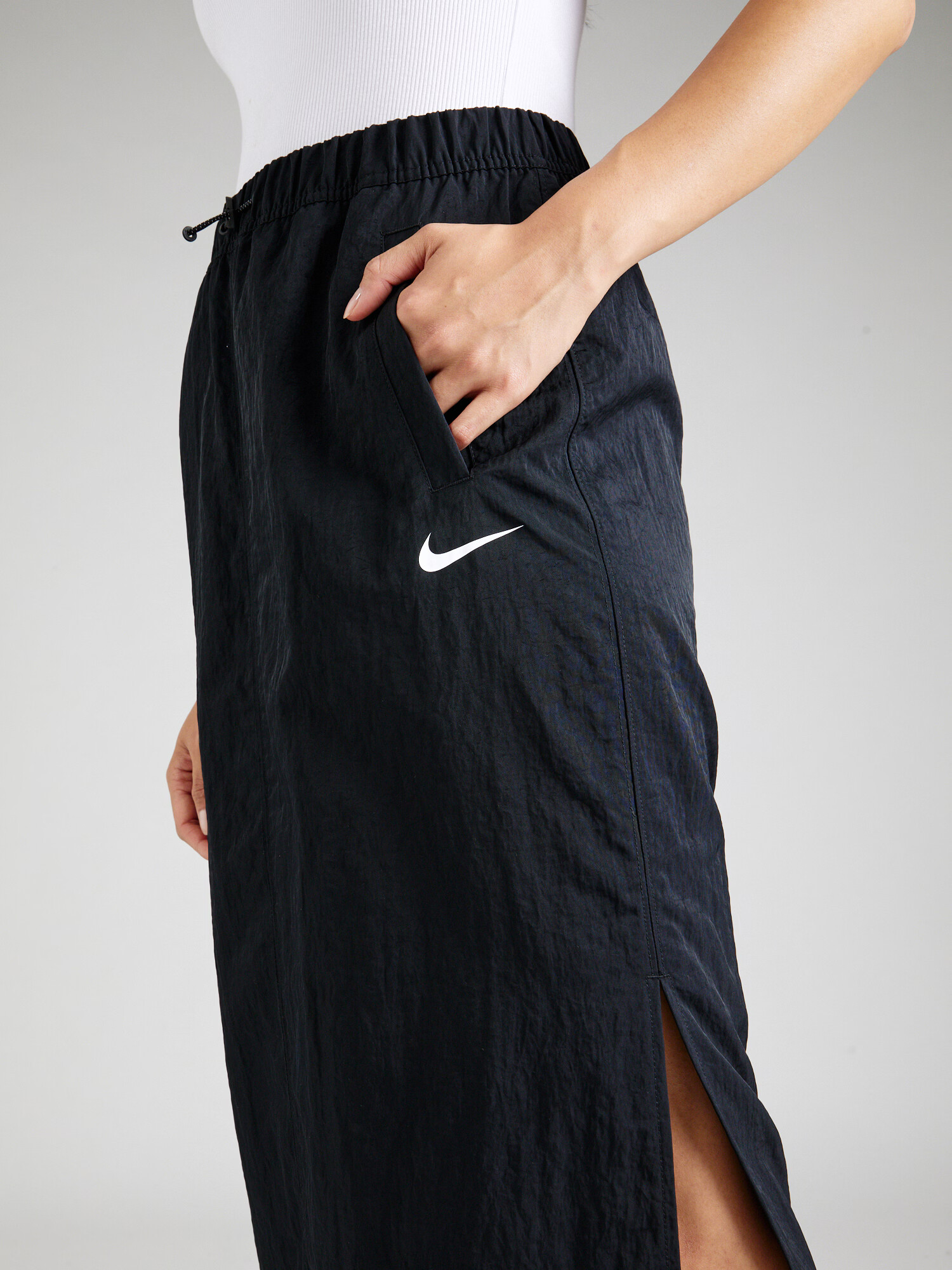 Nike Sportswear Fustă negru / alb - Pled.ro