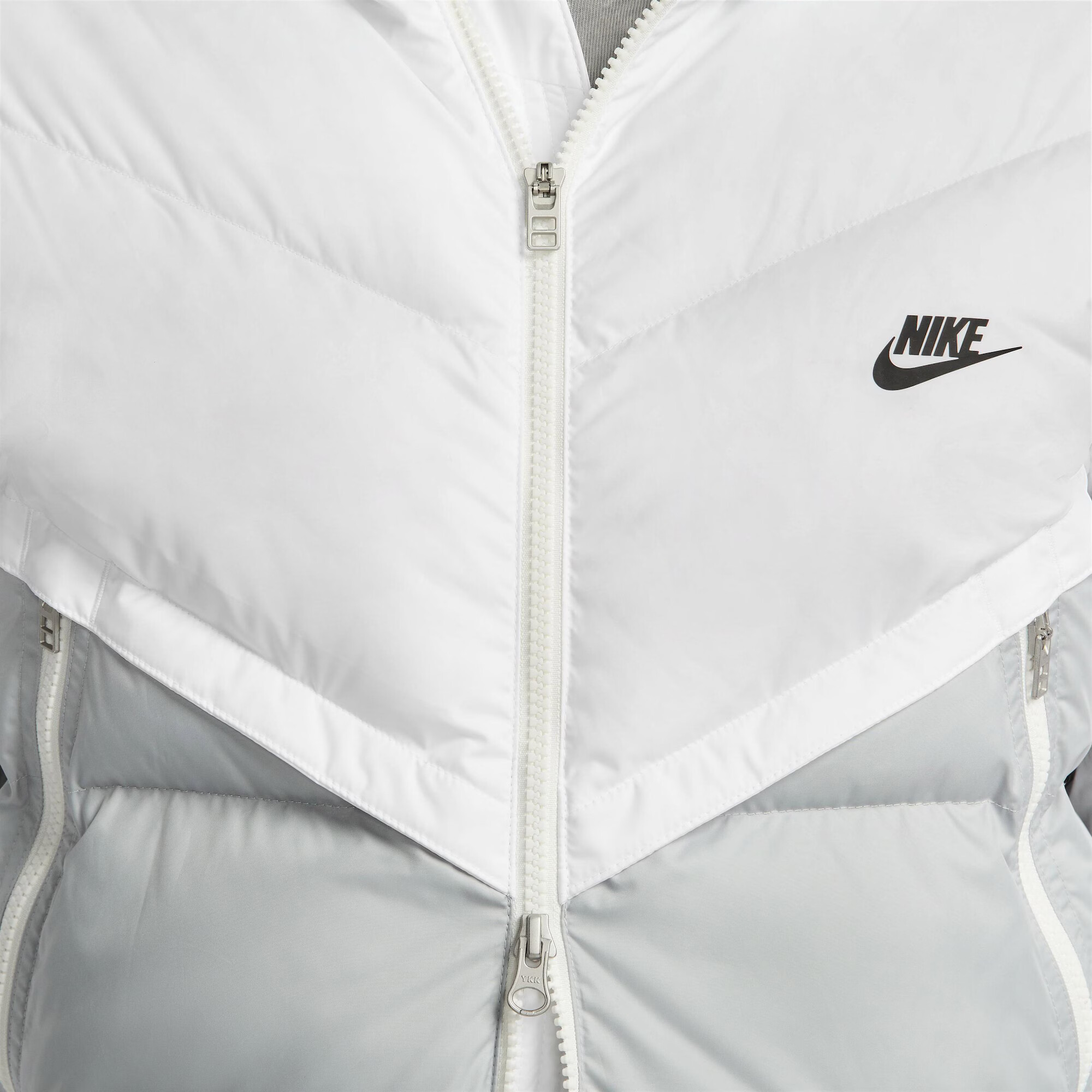 Nike Sportswear Geacă de iarnă gri / alb - Pled.ro