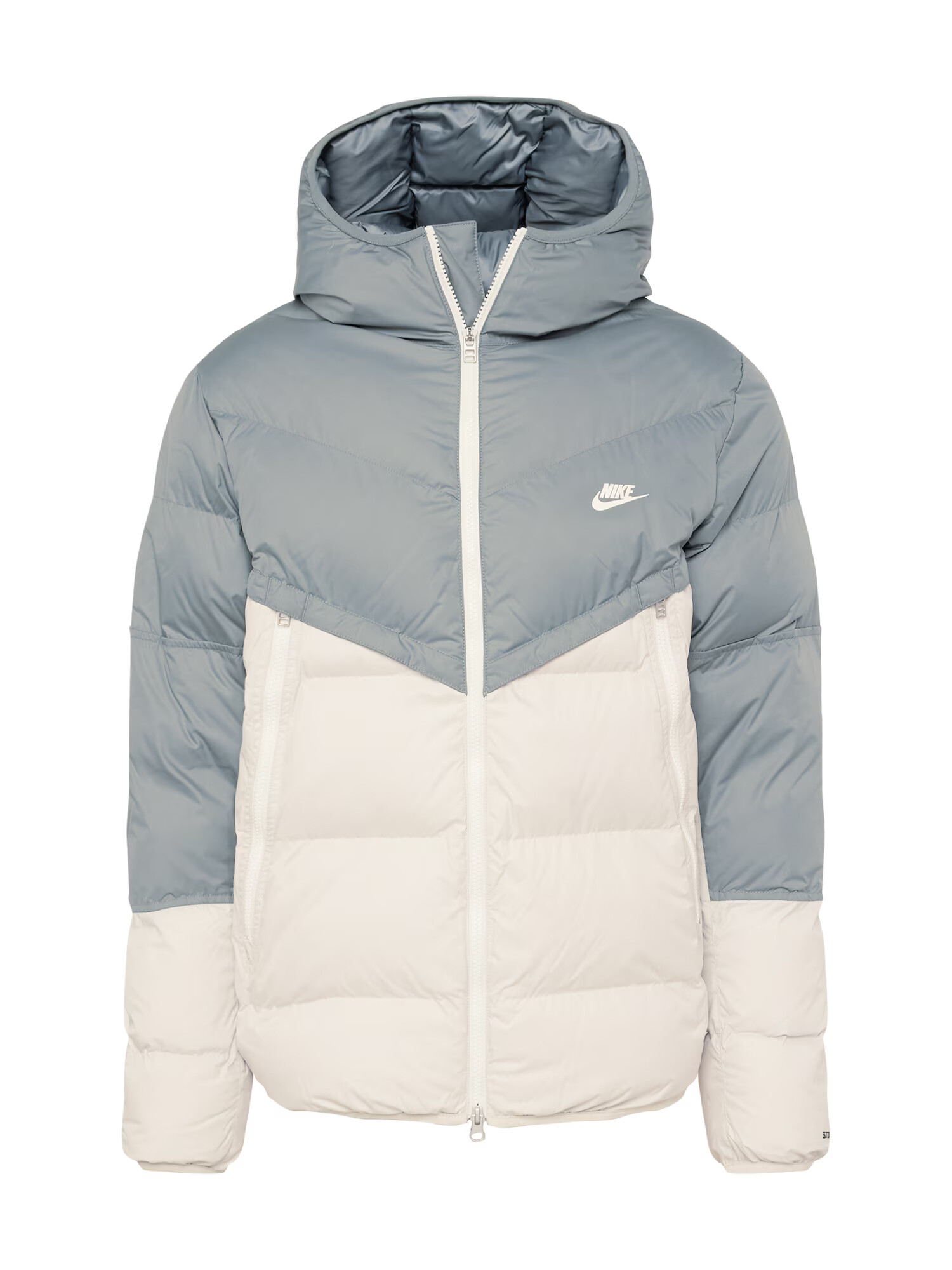 Nike Sportswear Geacă de iarnă gri / alb natural - Pled.ro