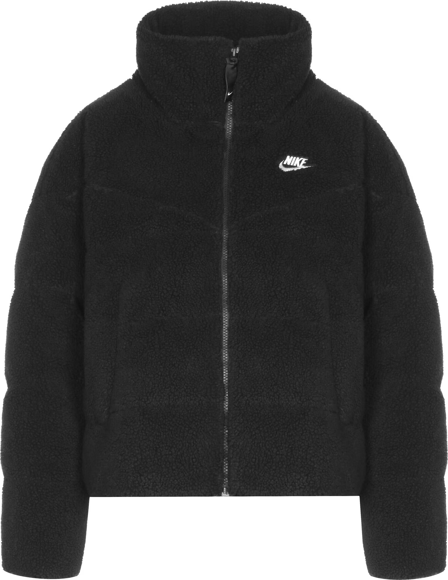 Nike Sportswear Geacă de iarnă negru / alb - Pled.ro