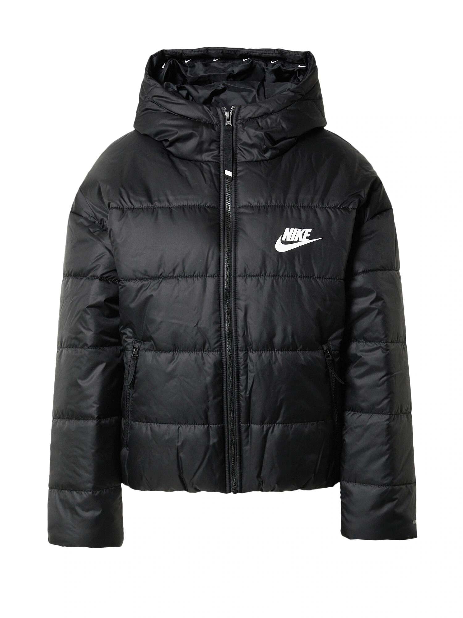 Nike Sportswear Geacă de iarnă negru / alb - Pled.ro