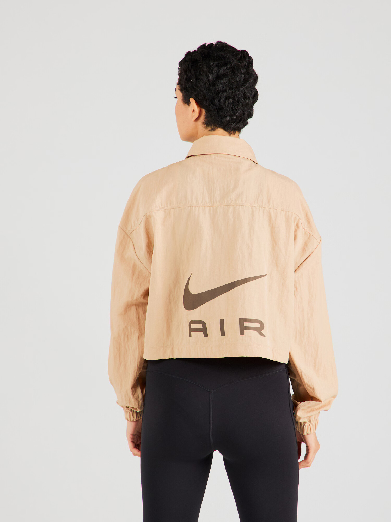 Nike Sportswear Geacă de primăvară-toamnă 'AIR' nisipiu / negru - Pled.ro