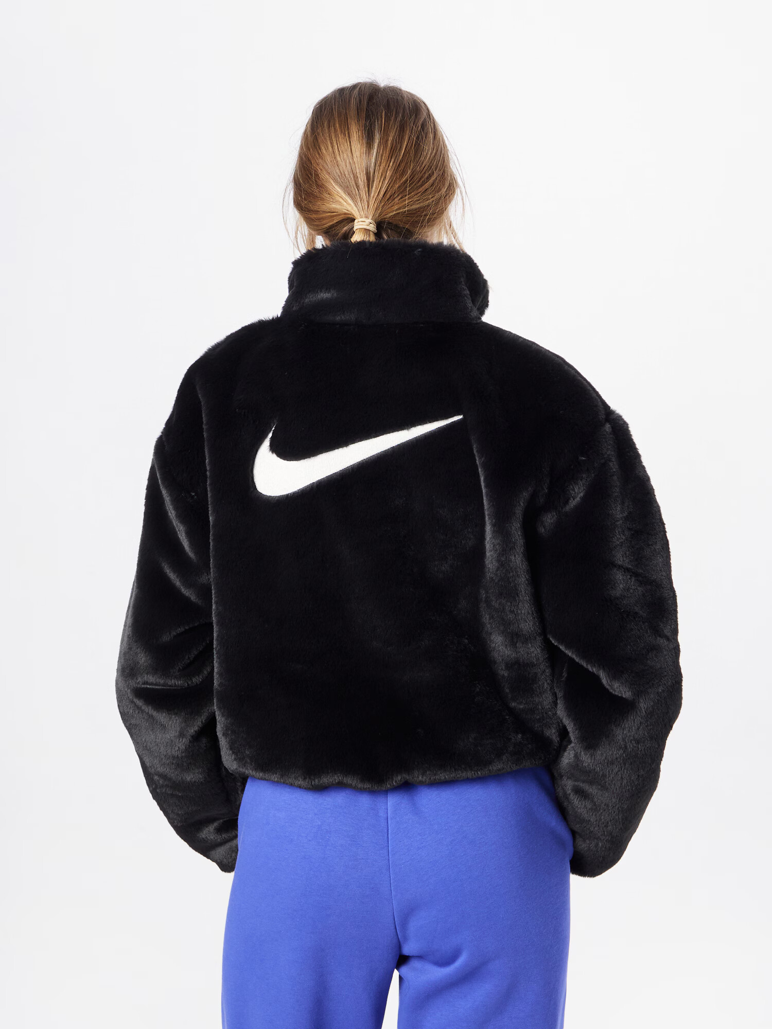 Nike Sportswear Geacă de primăvară-toamnă 'Icon Clash' negru / alb - Pled.ro