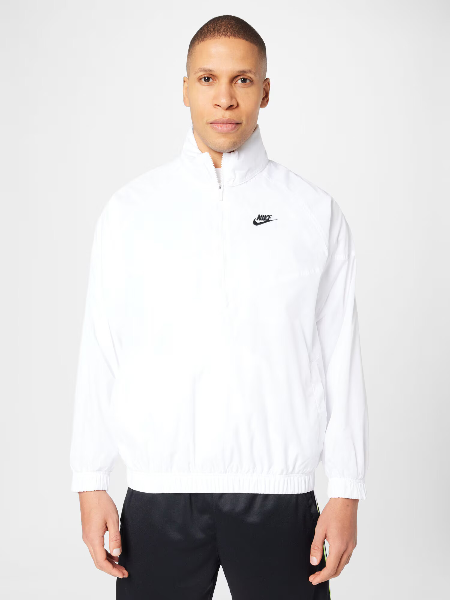 Nike Sportswear Geacă de primăvară-toamnă 'Windrunner' negru / alb - Pled.ro