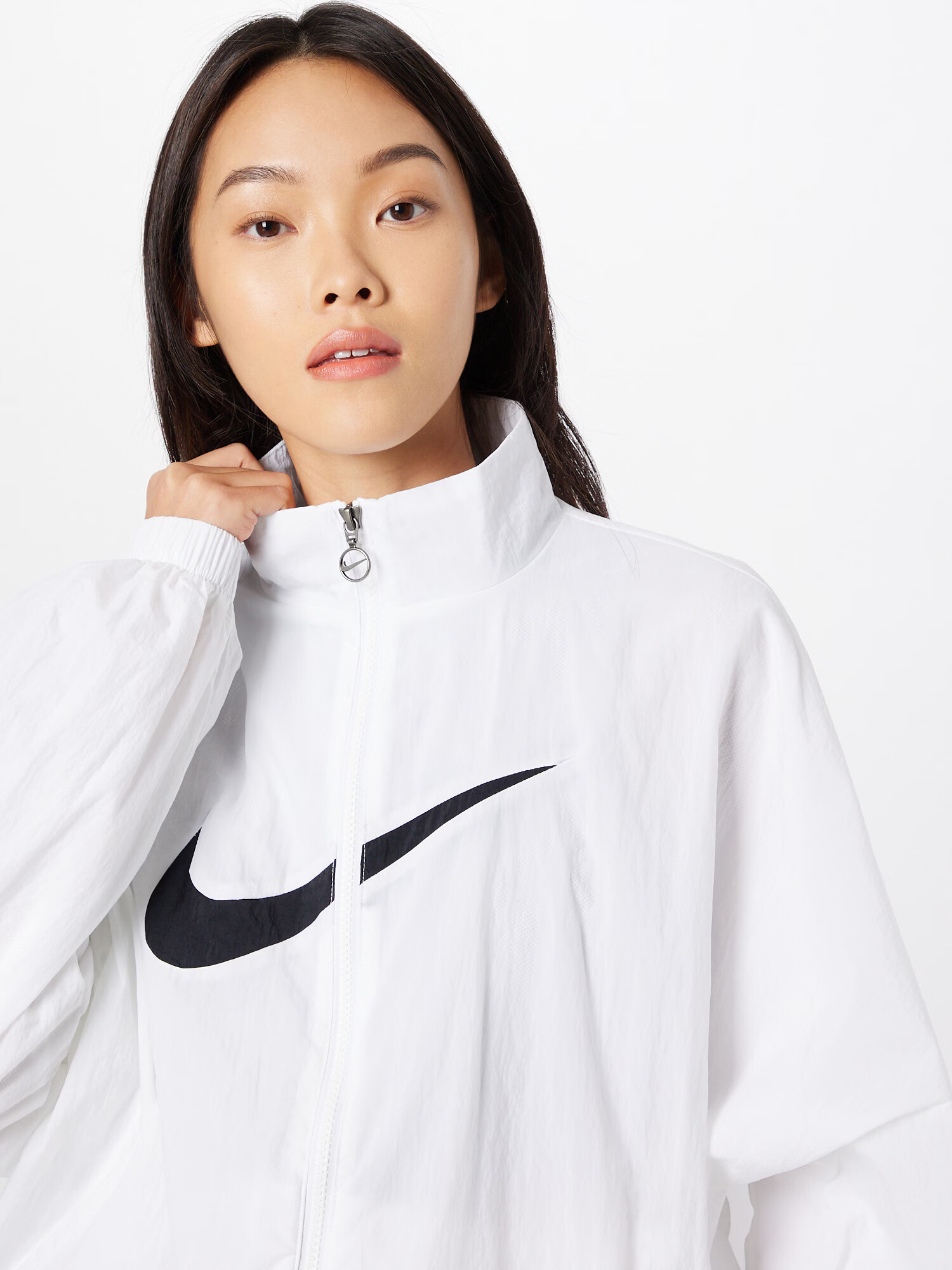 Nike Sportswear Geacă de primăvară-toamnă negru / alb - Pled.ro