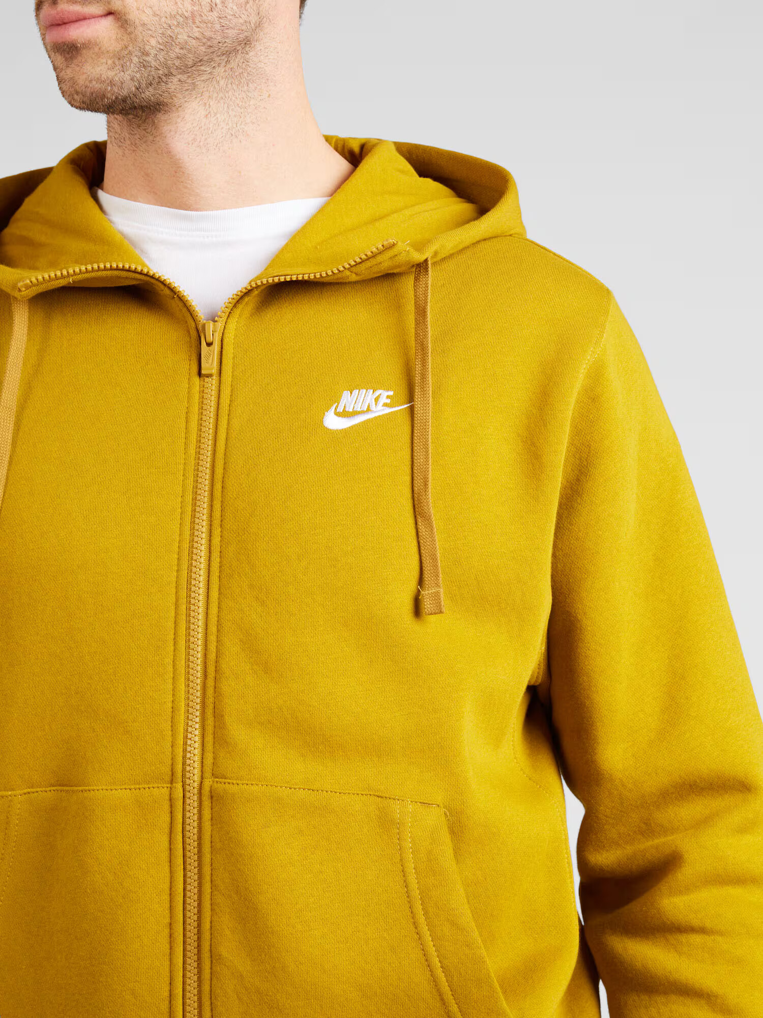 Nike Sportswear Hanorac 'CLUB' galben muștar - Pled.ro