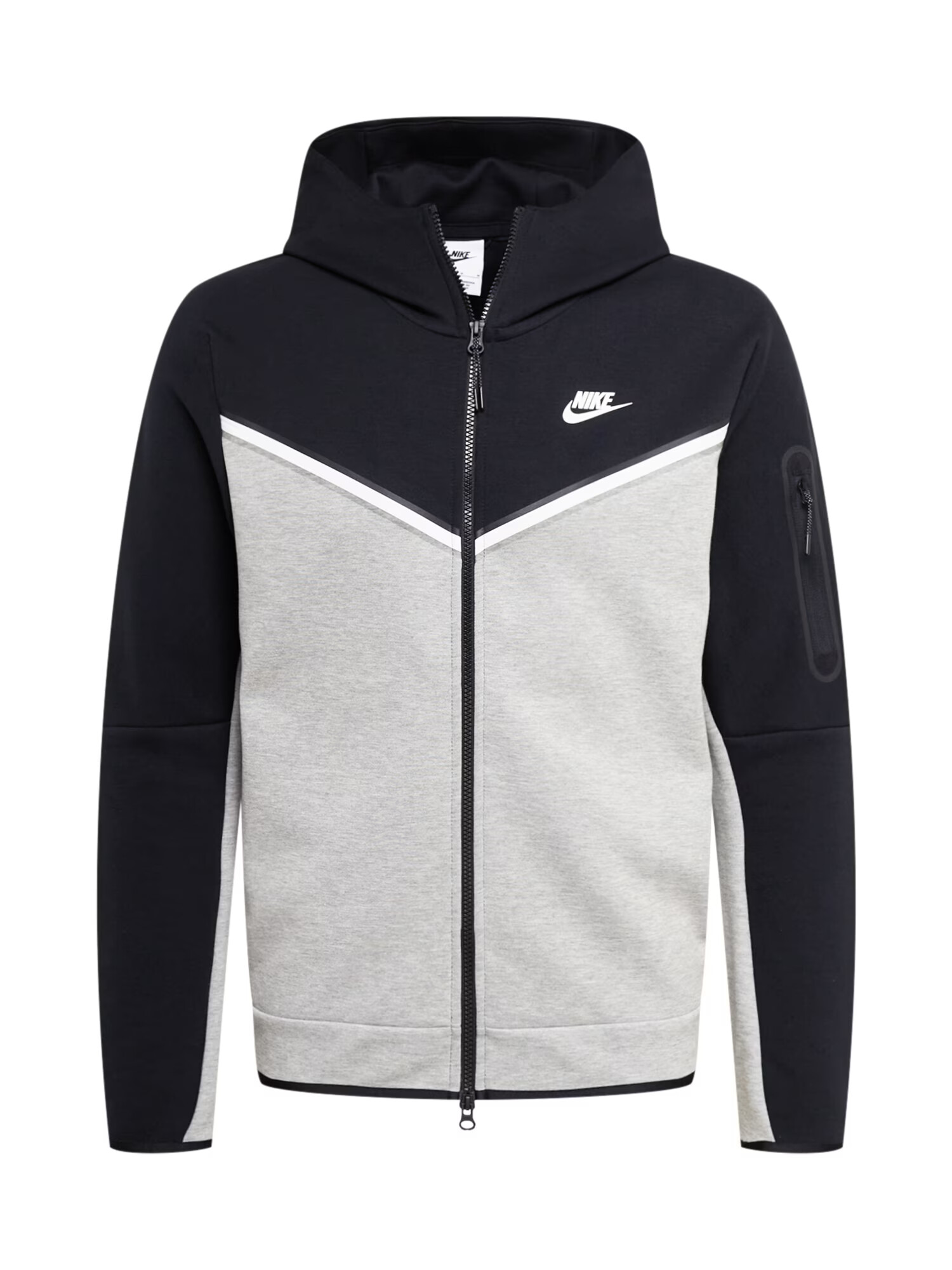 Nike Sportswear Hanorac gri amestecat / negru / alb - Pled.ro