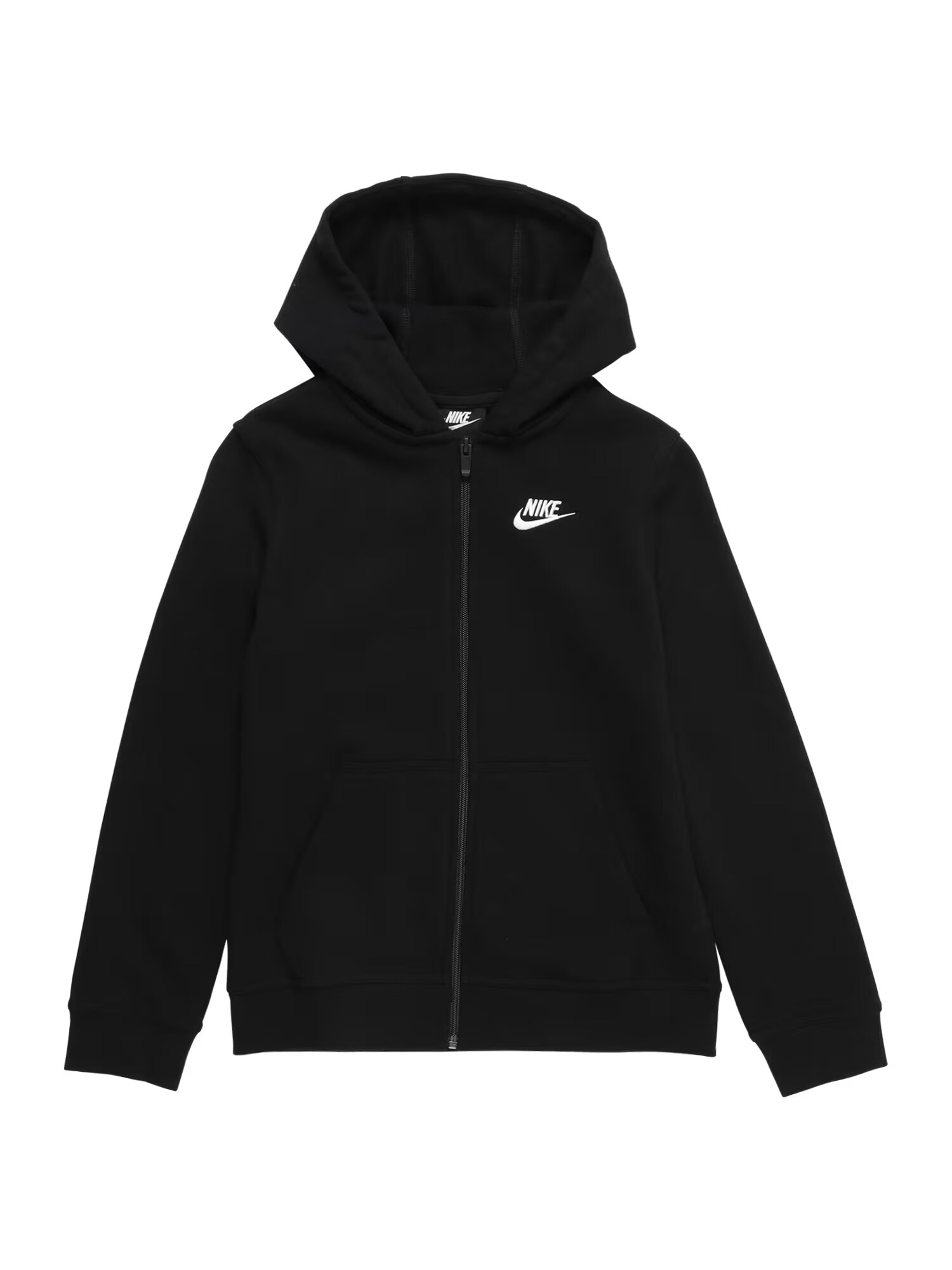 Nike Sportswear Hanorac negru / alb - Pled.ro