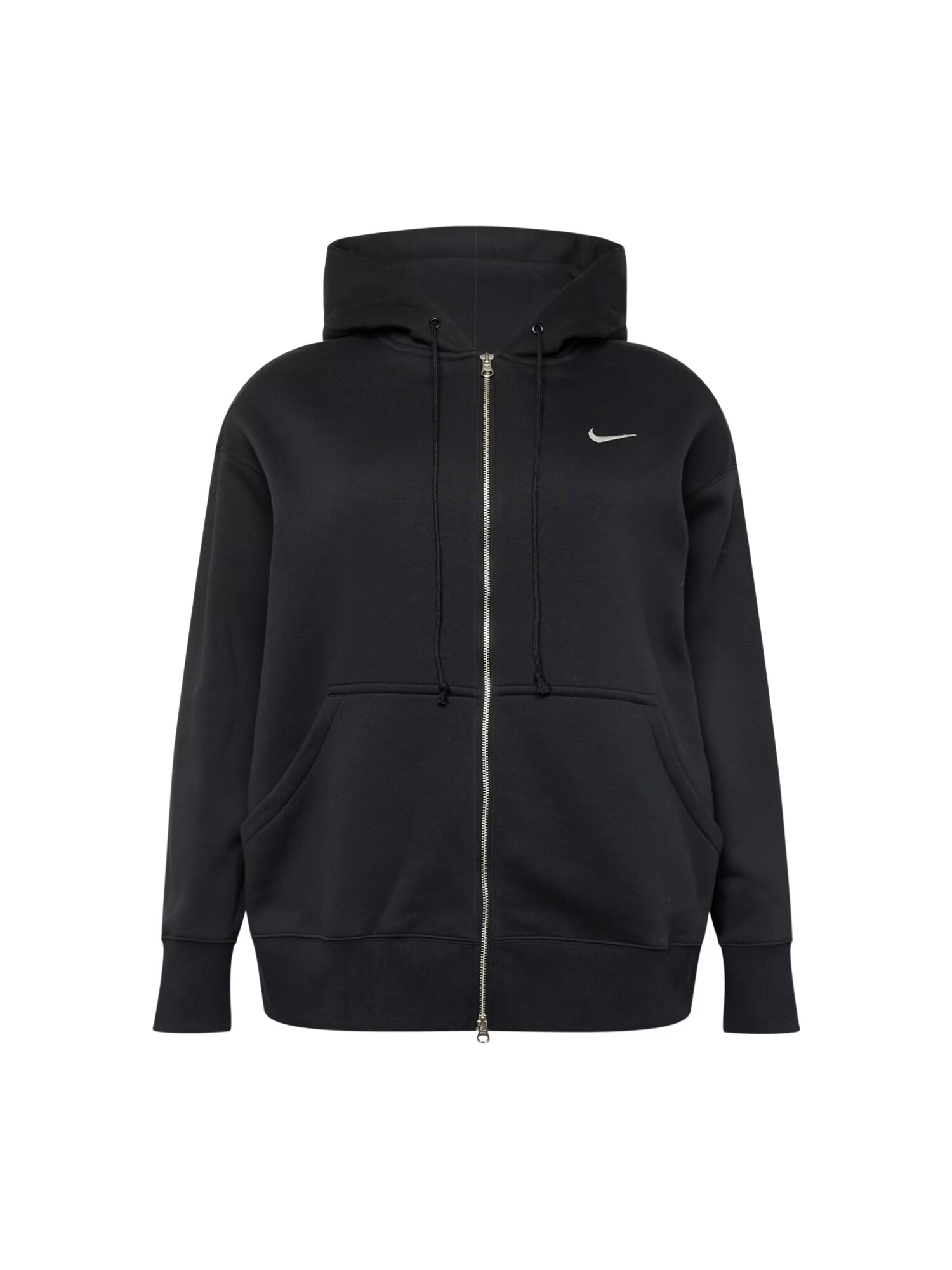 Nike Sportswear Bluză cu fermoar sport negru / alb - Pled.ro