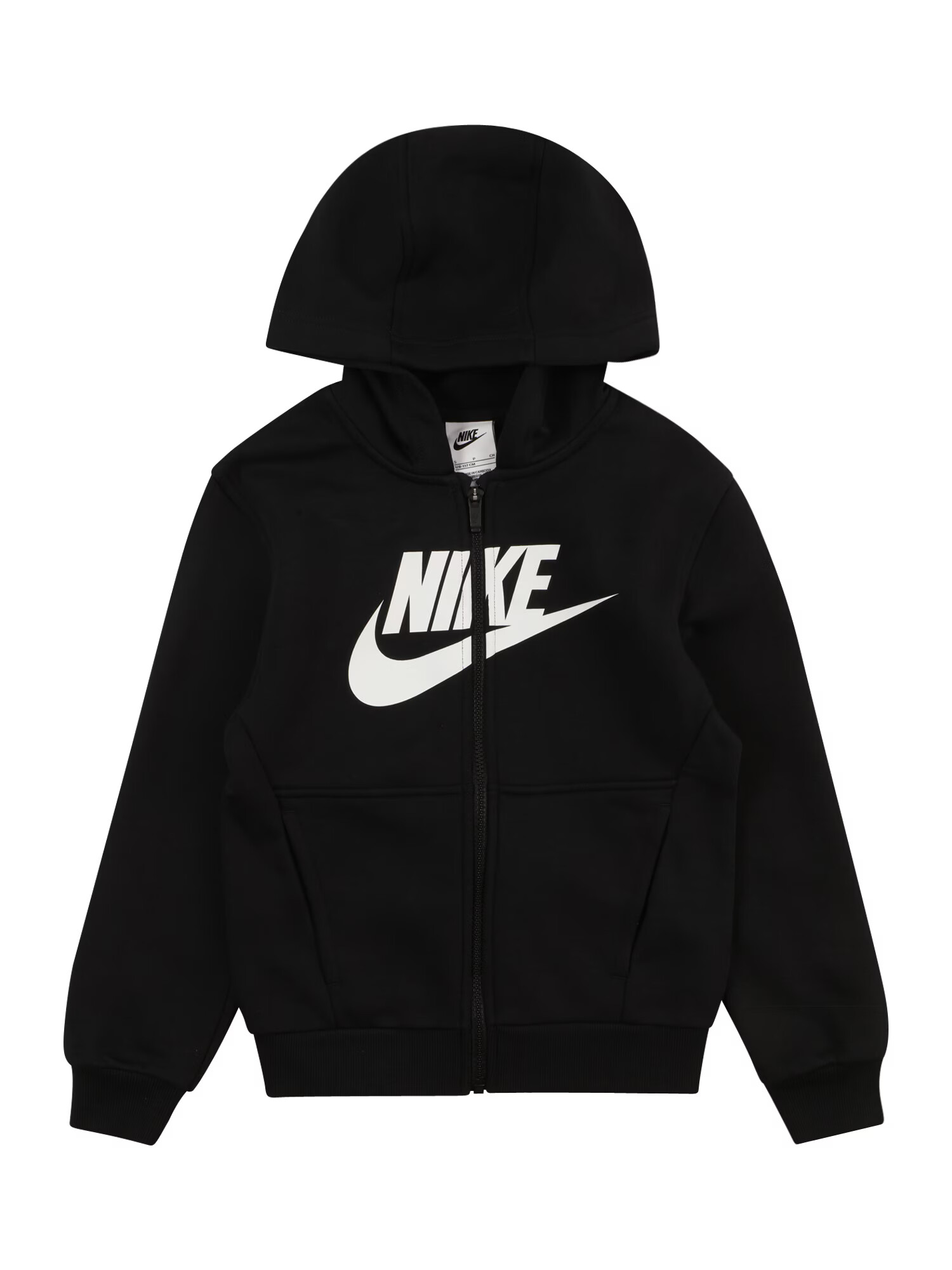 Nike Sportswear Hanorac negru / alb - Pled.ro