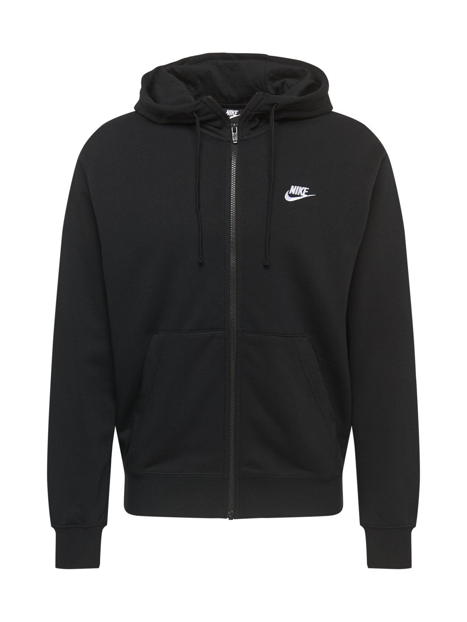 Nike Sportswear Hanorac negru / alb - Pled.ro