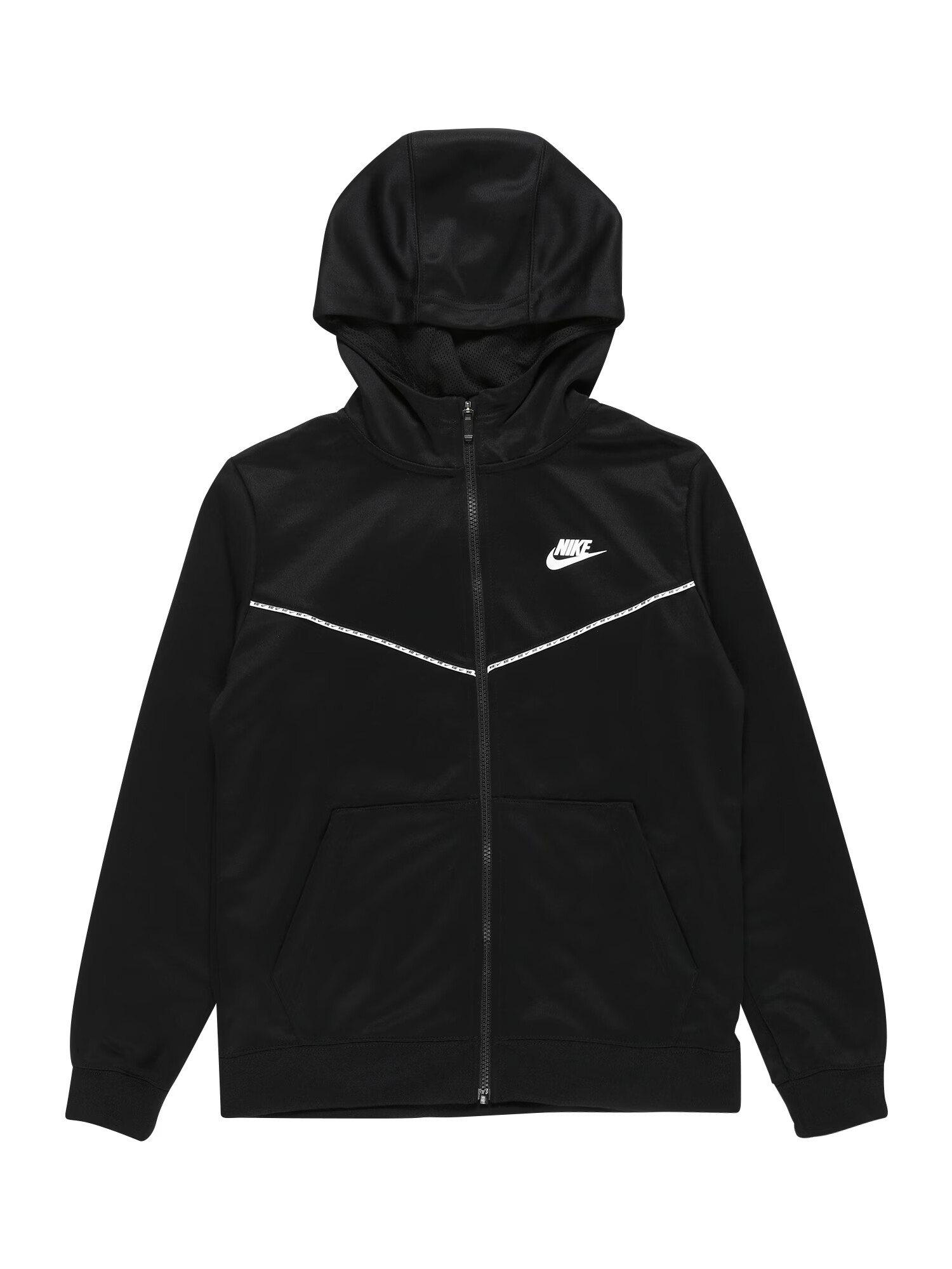 Nike Sportswear Hanorac negru / alb - Pled.ro