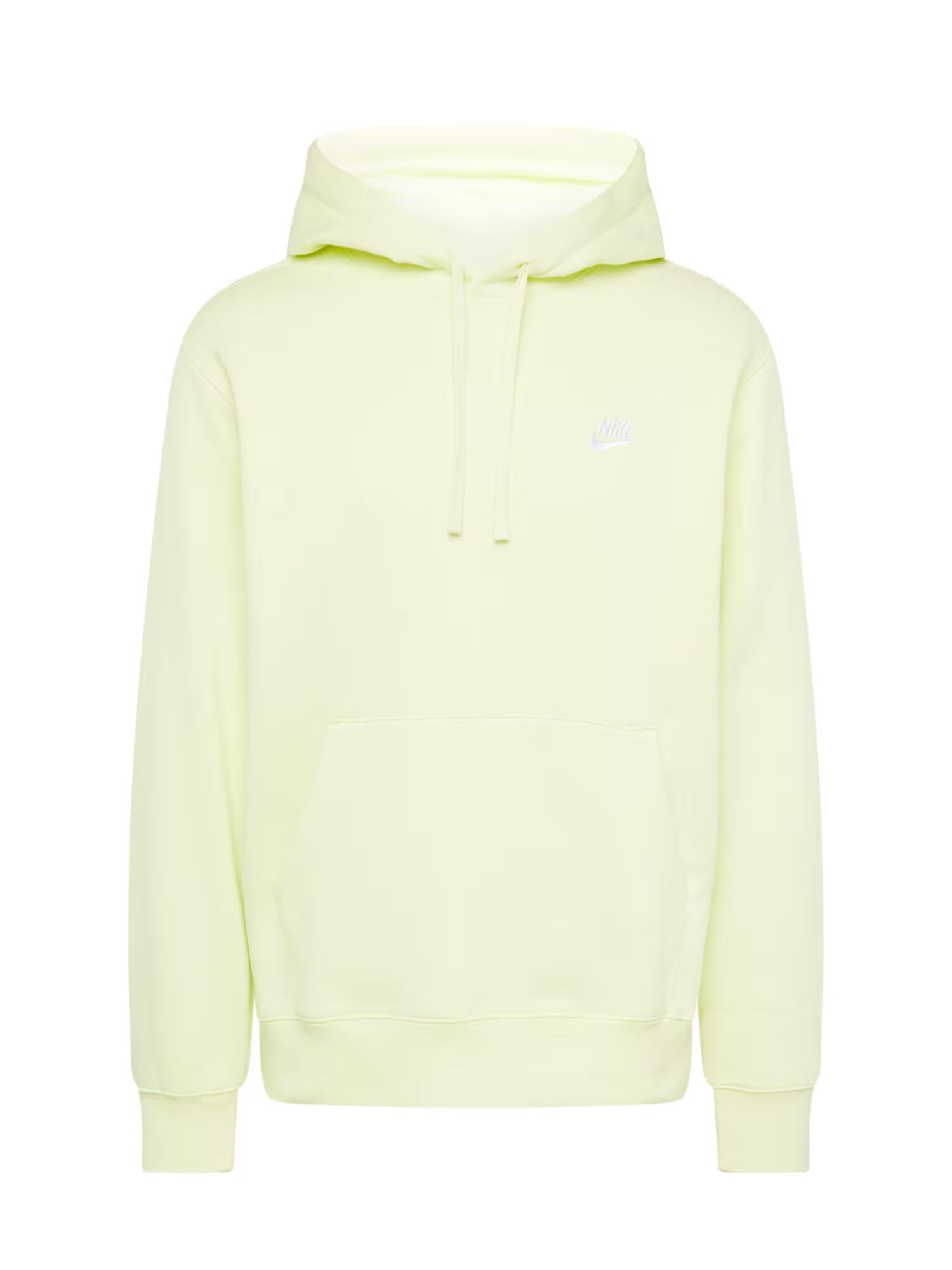 Nike Sportswear Bluză de molton 'Club Fleece' verde deschis / alb - Pled.ro