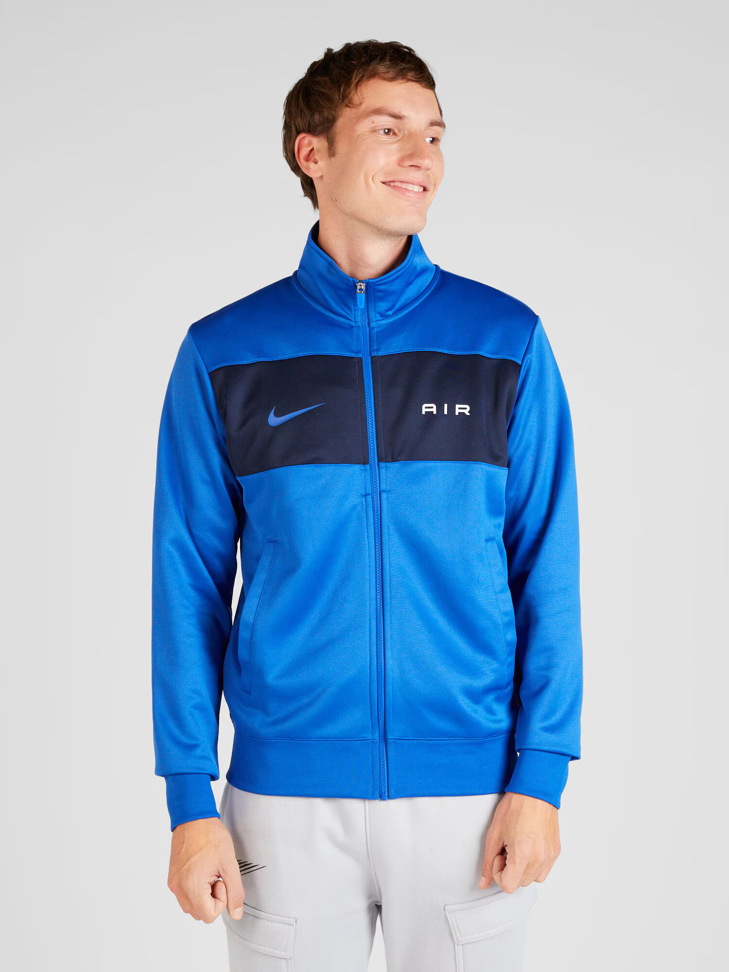 Nike Sportswear Hanorac turcoaz / albastru închis / alb - Pled.ro