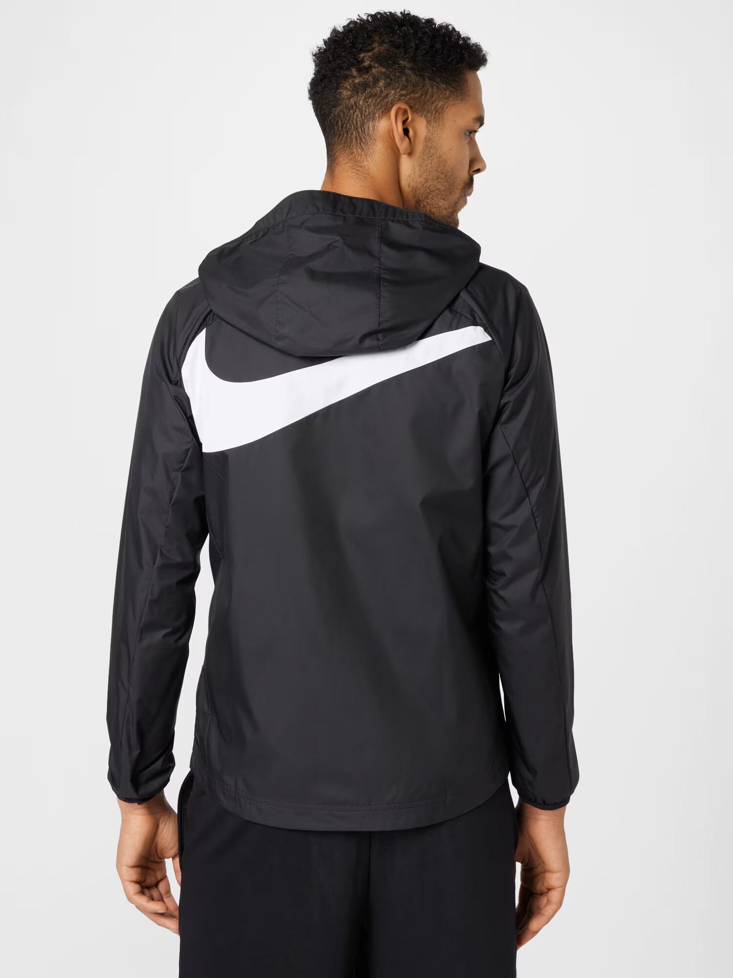 Nike Sportswear Geacă de primăvară-toamnă negru / alb - Pled.ro