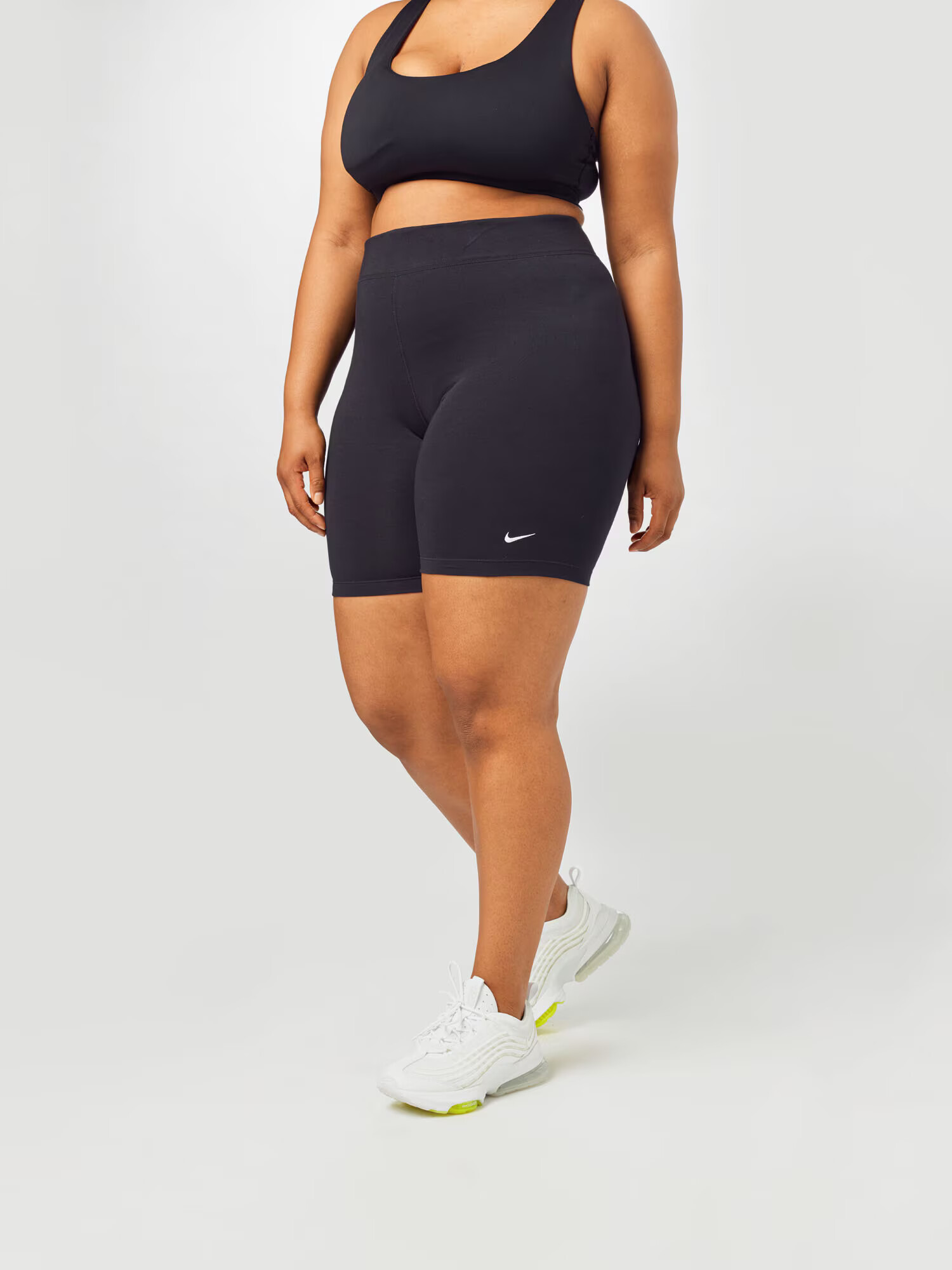 Nike Sportswear Leggings negru / alb - Pled.ro