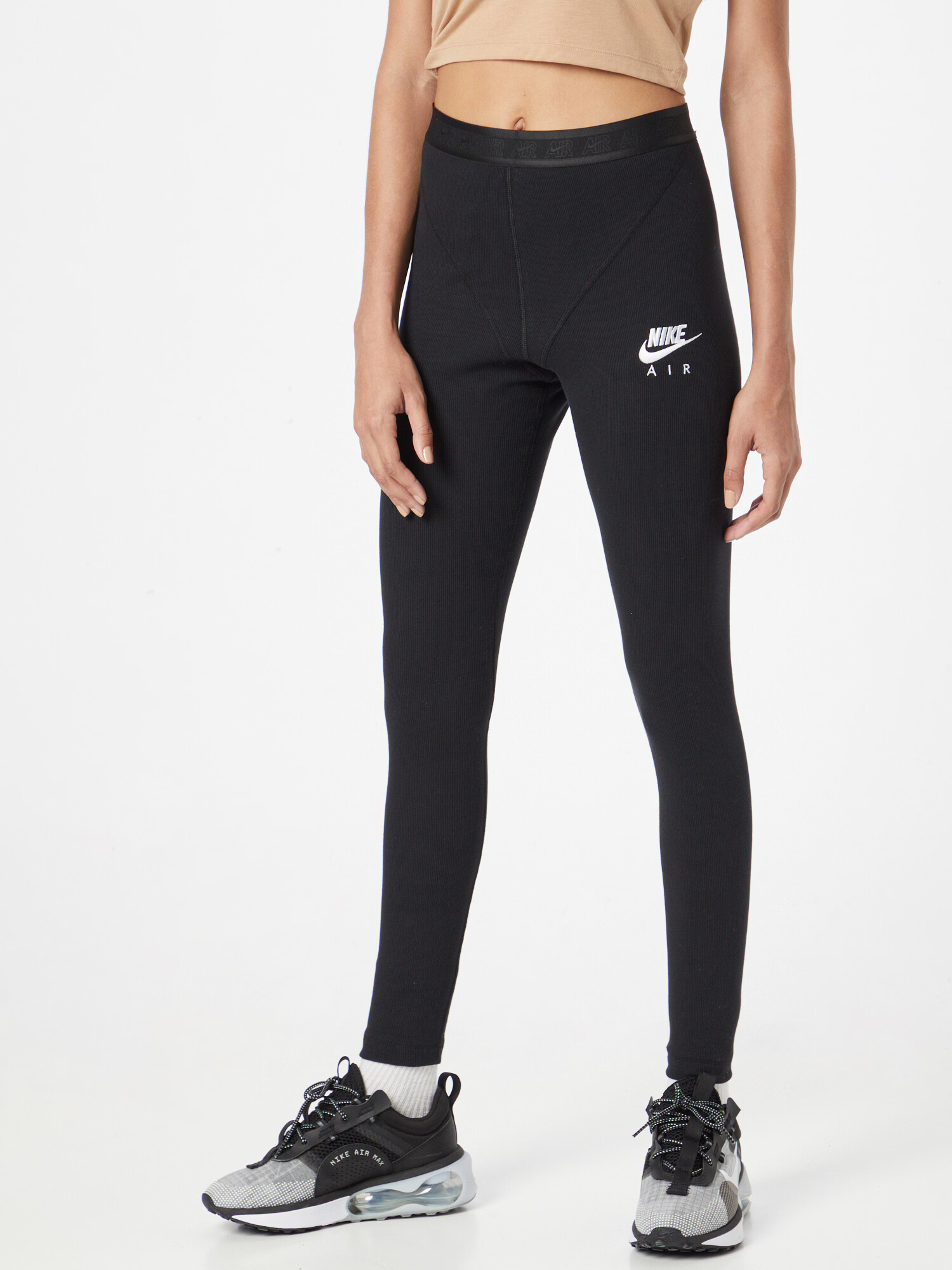 Nike Sportswear Leggings negru / alb - Pled.ro