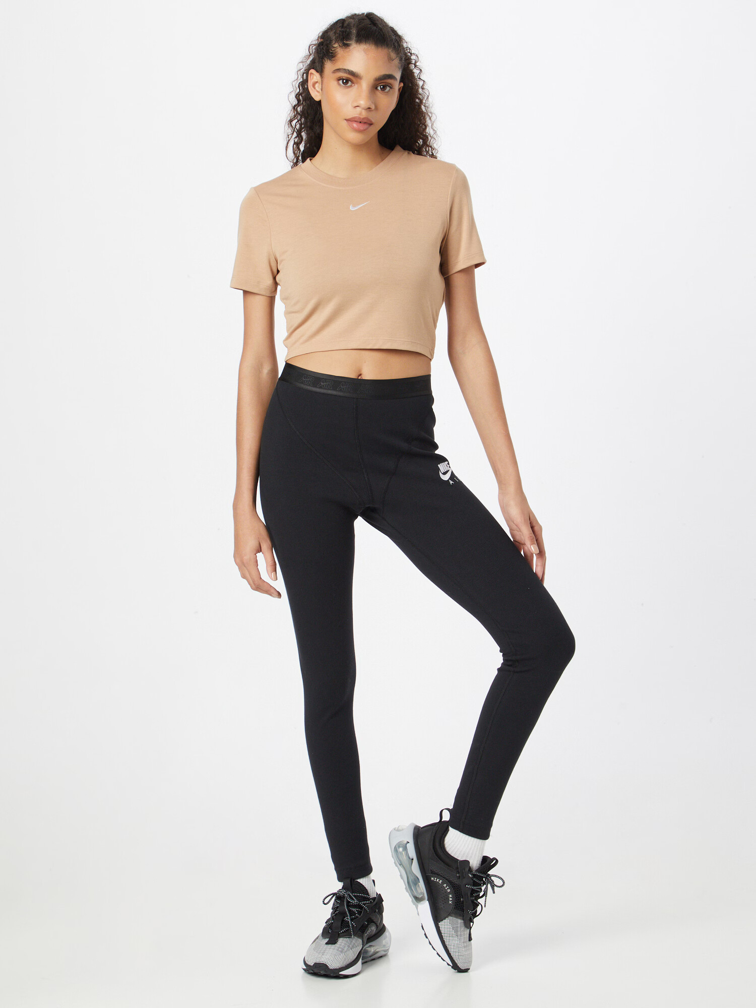 Nike Sportswear Leggings negru / alb - Pled.ro