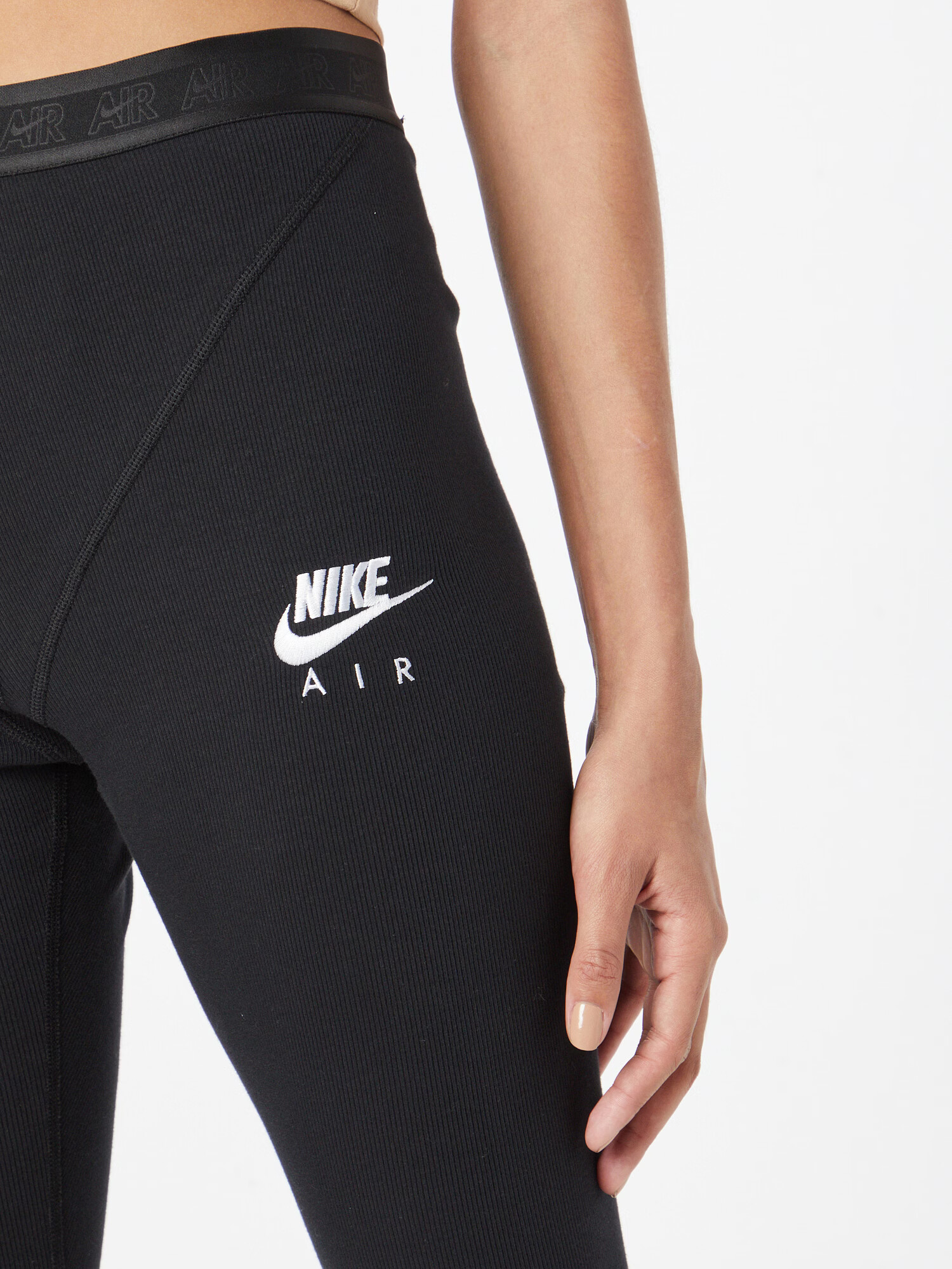 Nike Sportswear Leggings negru / alb - Pled.ro