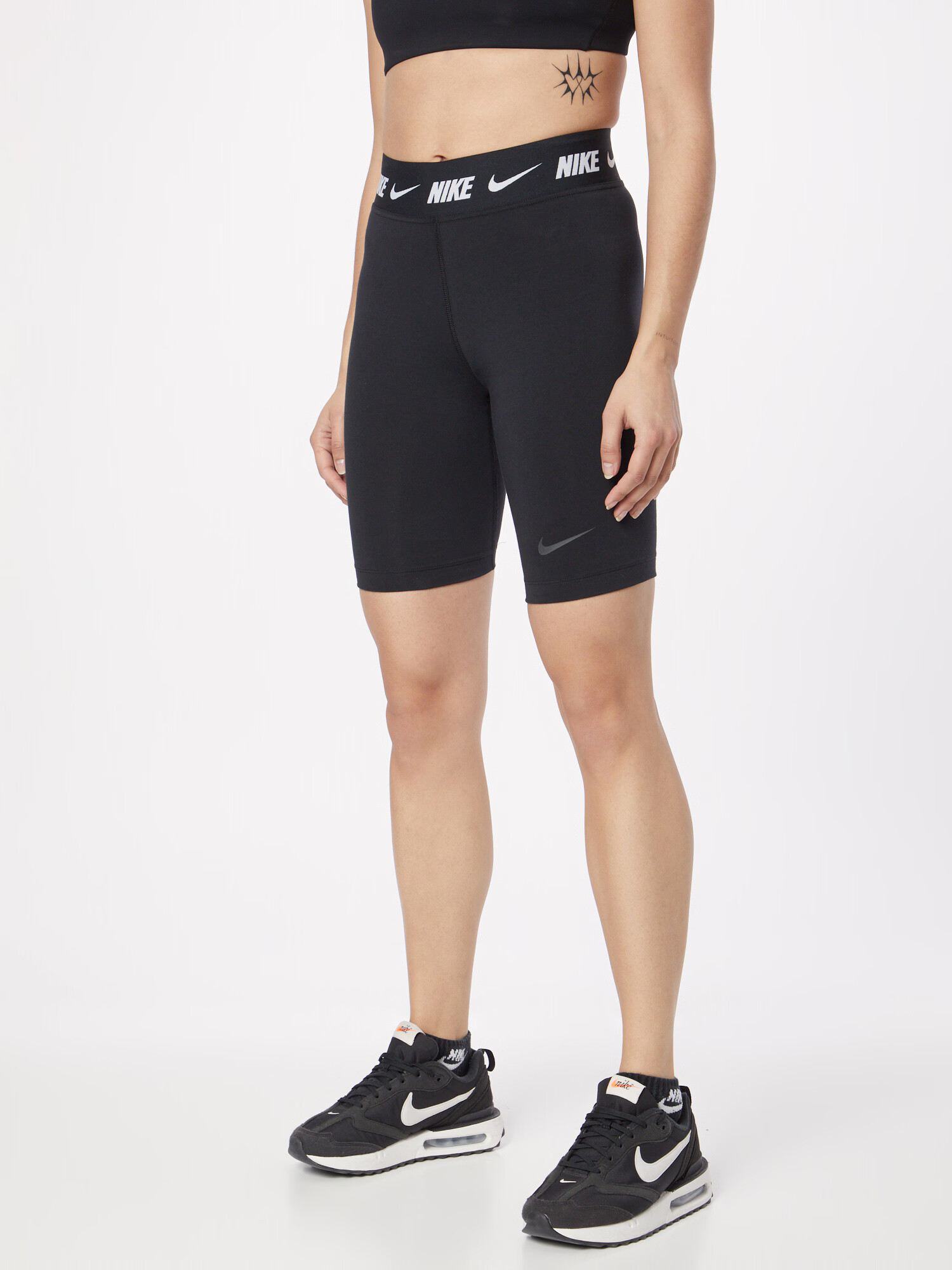 Nike Sportswear Leggings negru / alb - Pled.ro