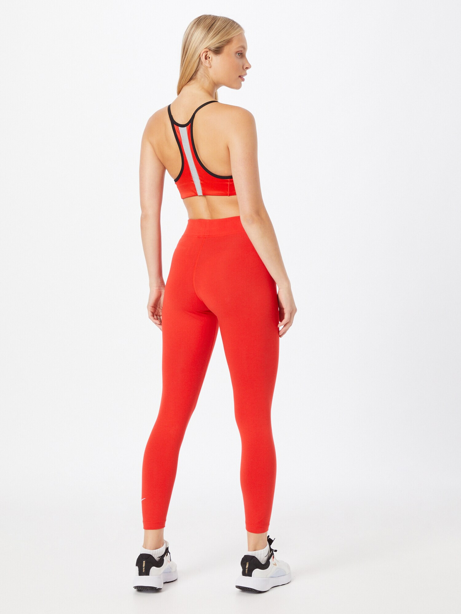 Nike Sportswear Leggings 'Essential' roșu - Pled.ro