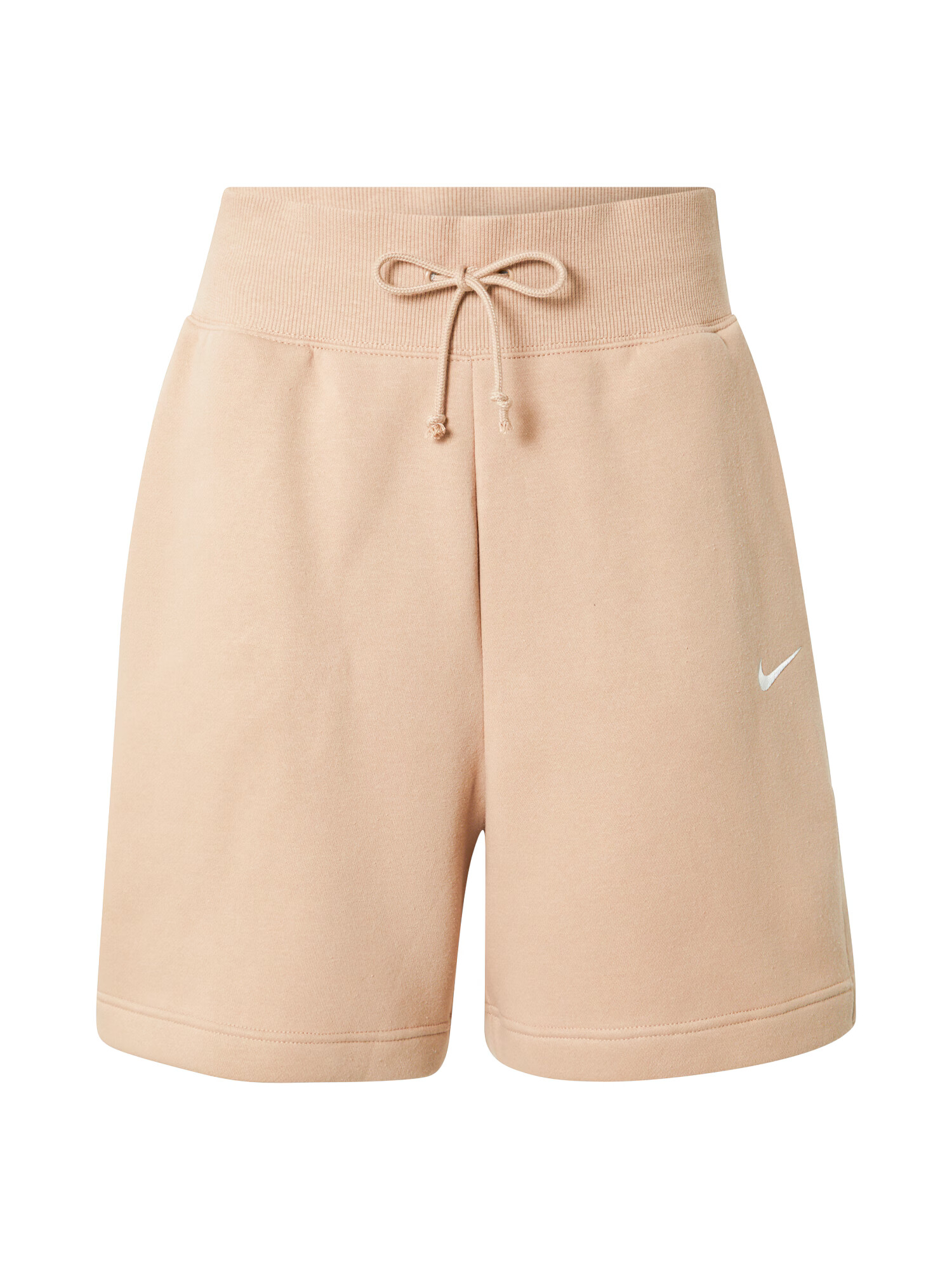 Nike Sportswear Pantaloni 'Phoenix fleece' bej deschis / alb - Pled.ro