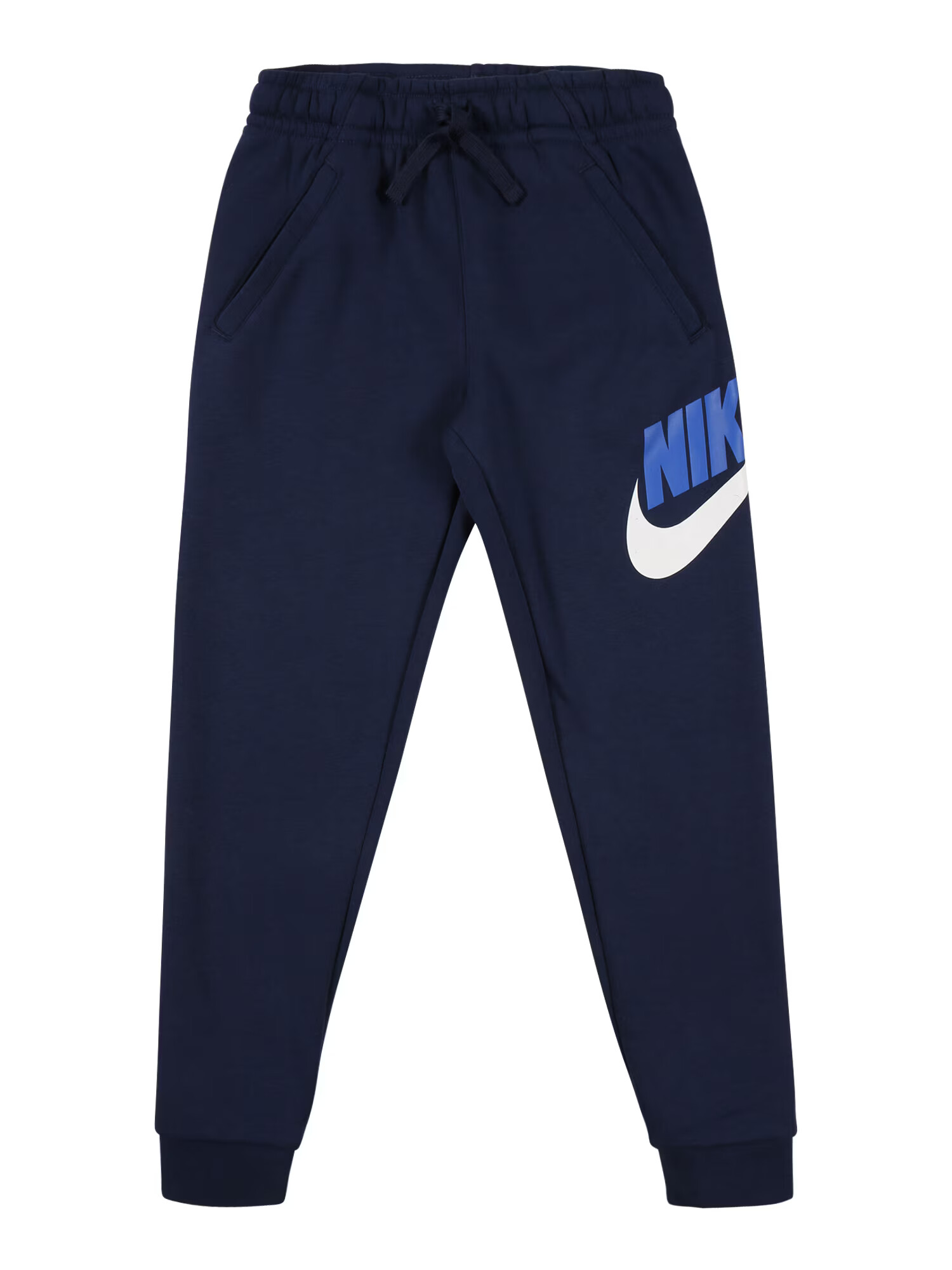 Nike Sportswear Pantaloni bleumarin / albastru fumuriu / alb - Pled.ro