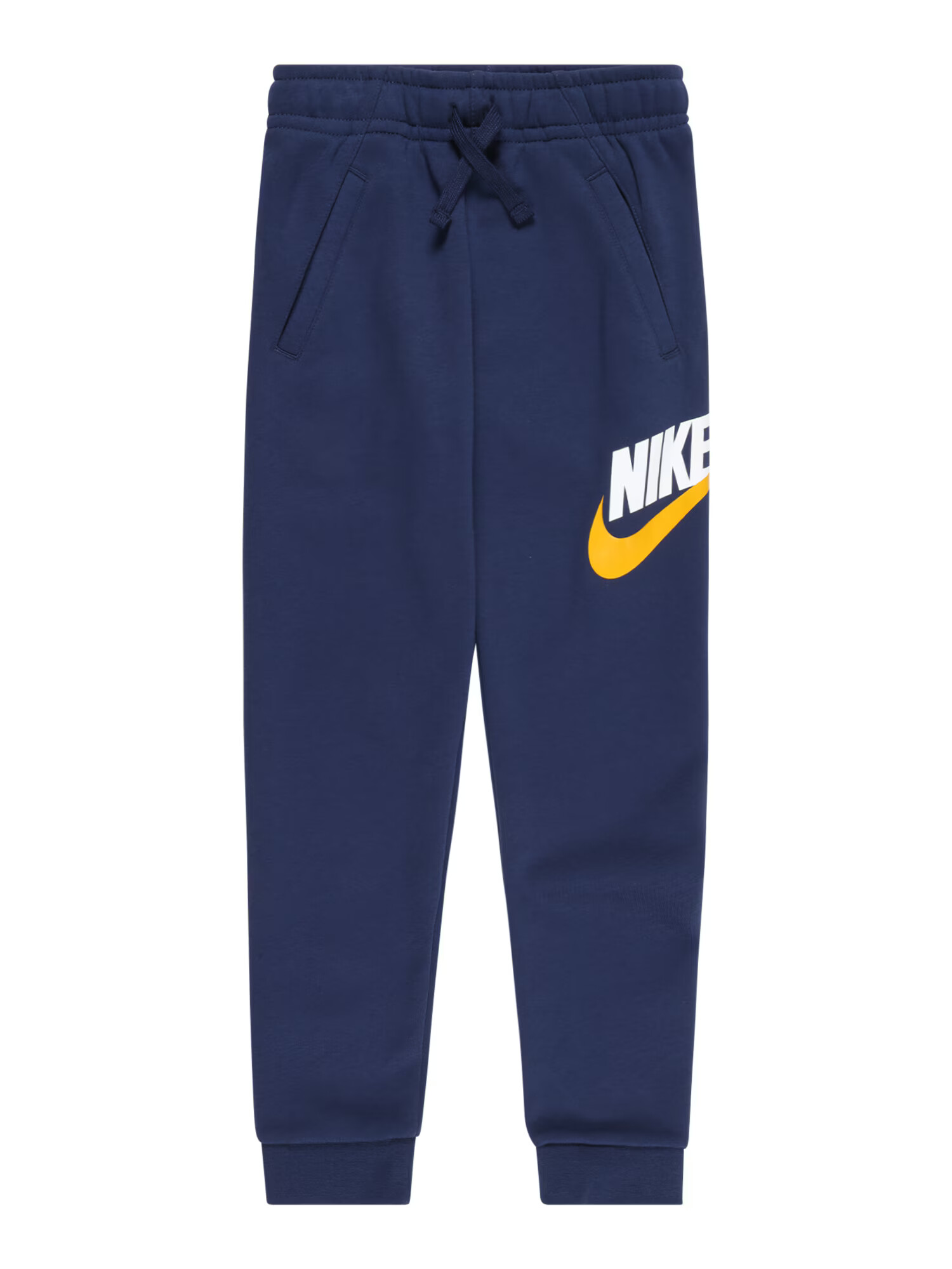 Nike Sportswear Pantaloni bleumarin / portocaliu / alb - Pled.ro