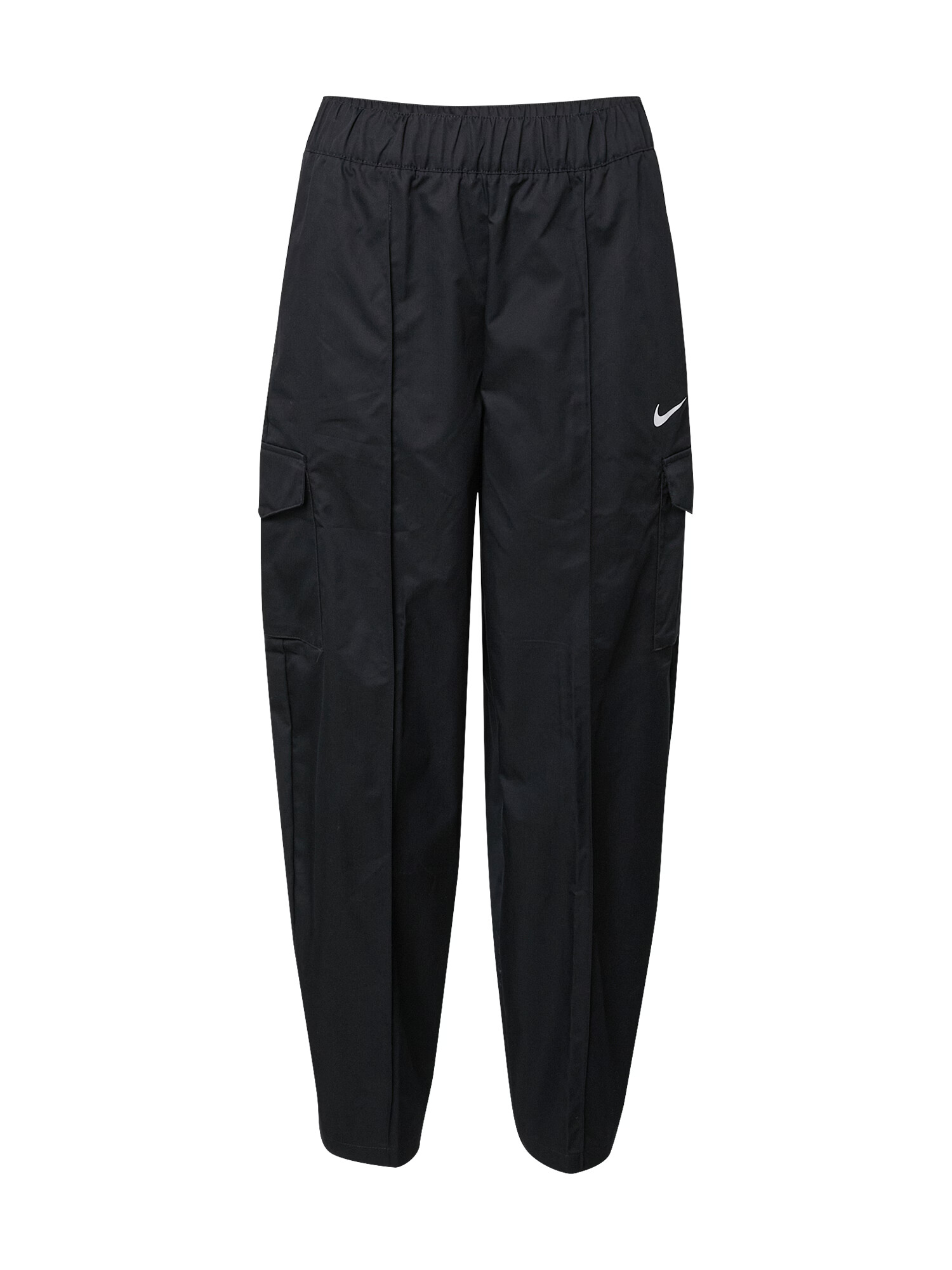 Nike Sportswear Pantaloni cu buzunare negru / alb - Pled.ro