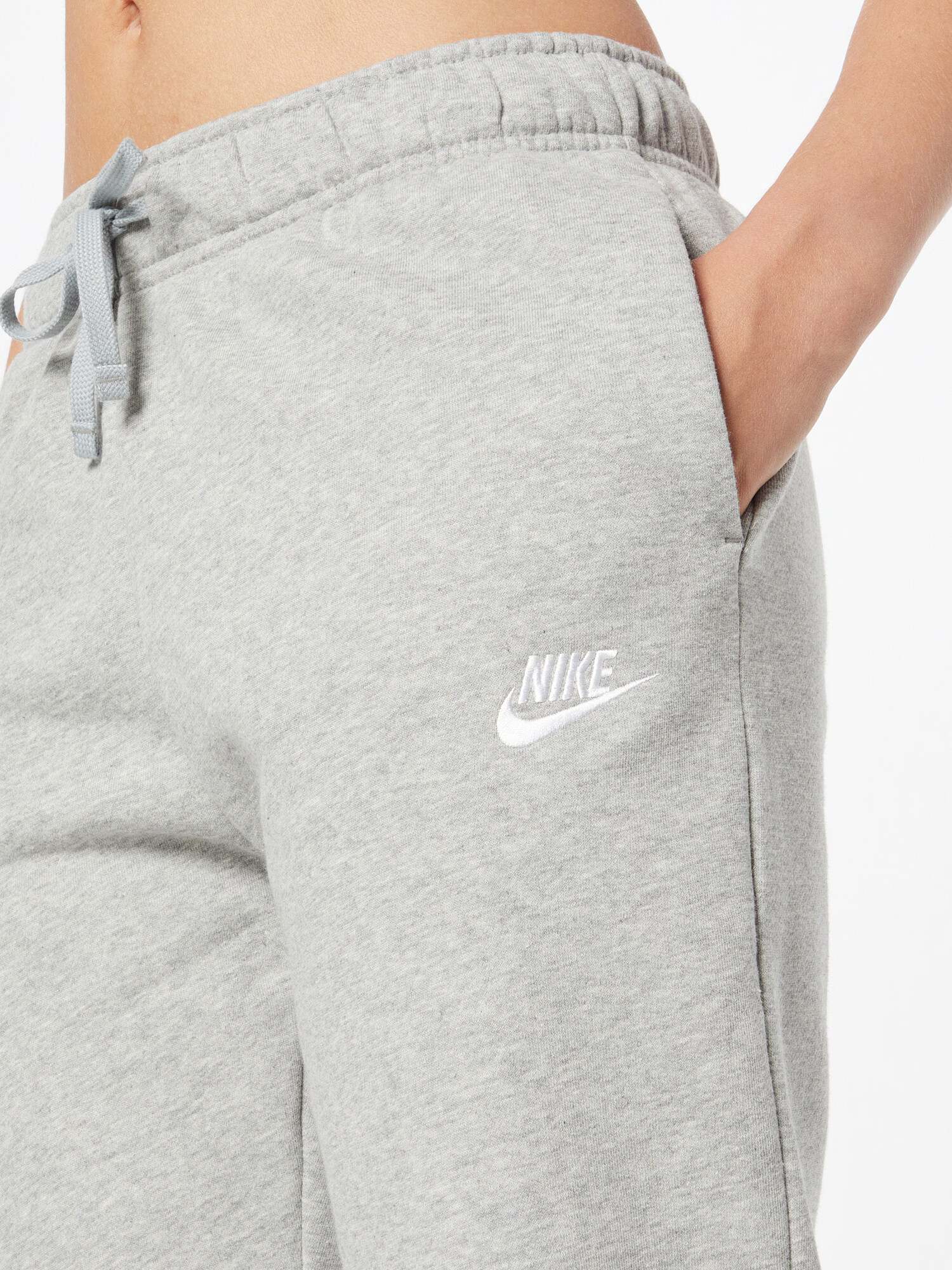 Nike Sportswear Pantaloni gri amestecat / alb - Pled.ro