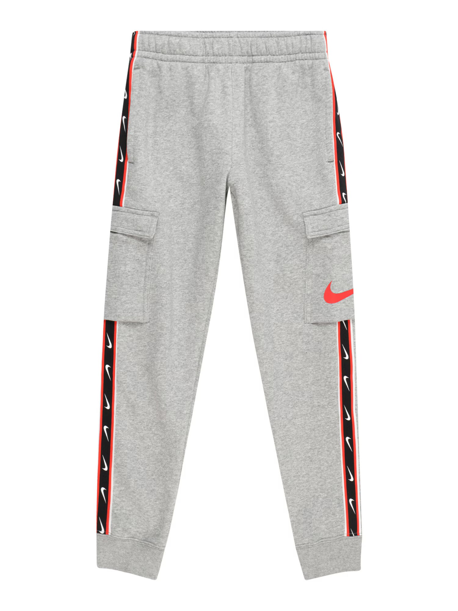 Nike Sportswear Pantaloni gri amestecat / roșu / negru / alb - Pled.ro