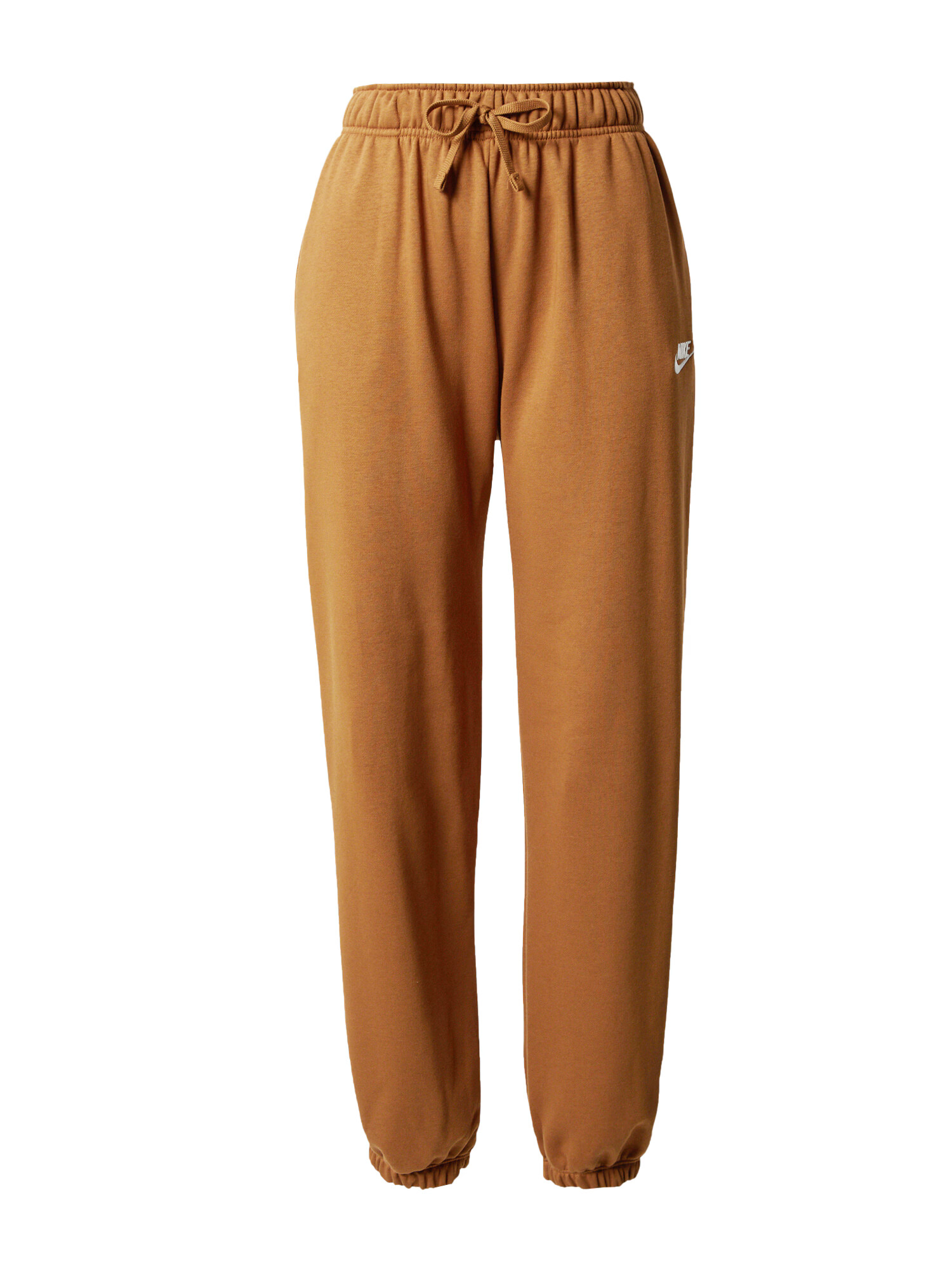 Nike Sportswear Pantaloni maro / alb - Pled.ro