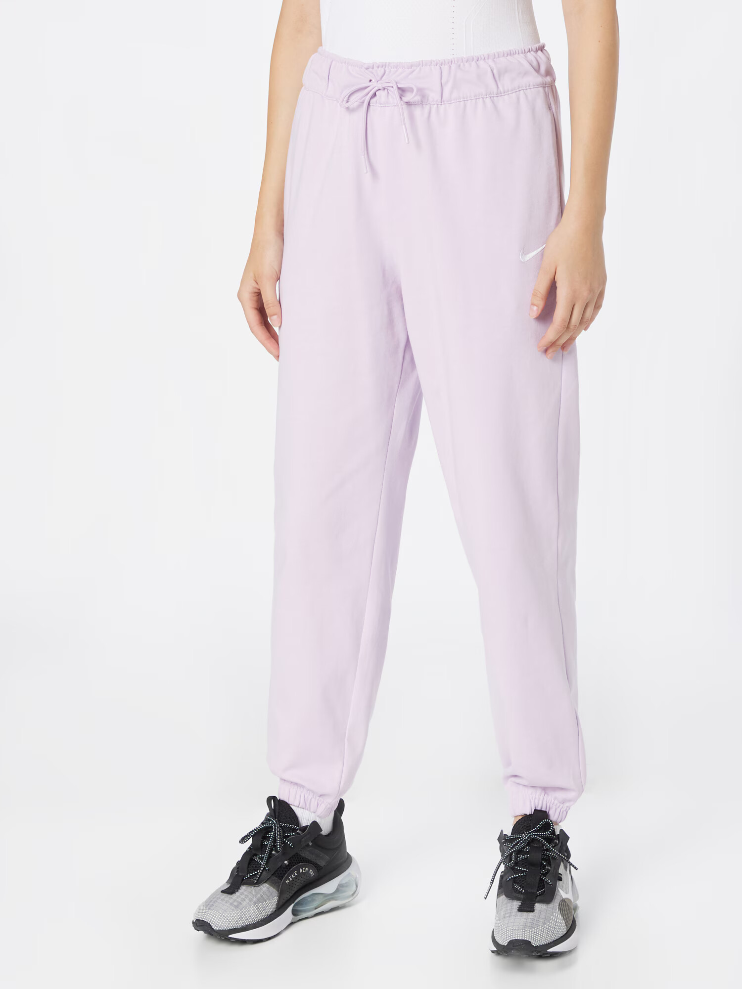 Nike Sportswear Pantaloni mauve / alb - Pled.ro