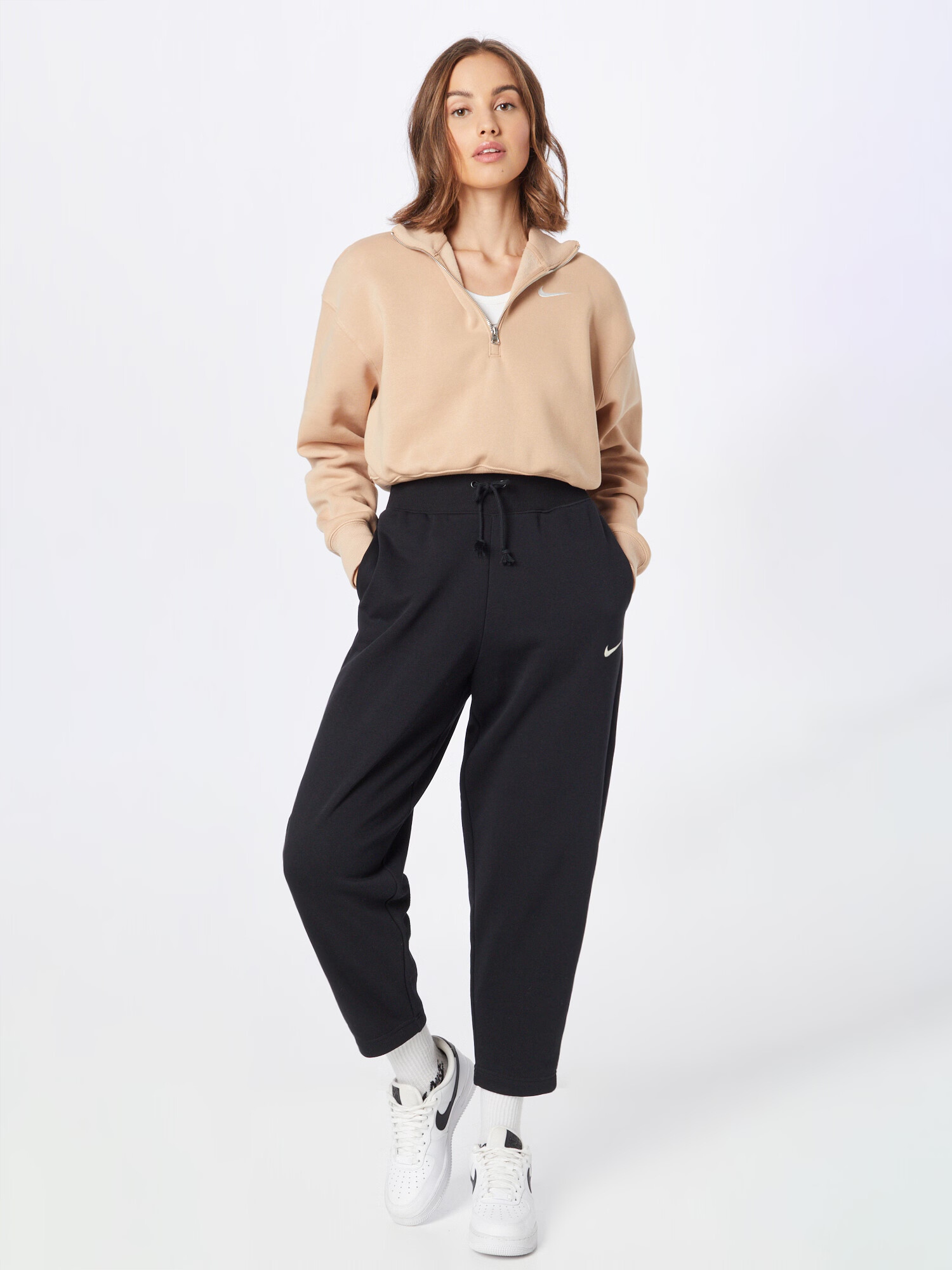 Nike Sportswear Pantaloni 'PHNX FLC' negru - Pled.ro