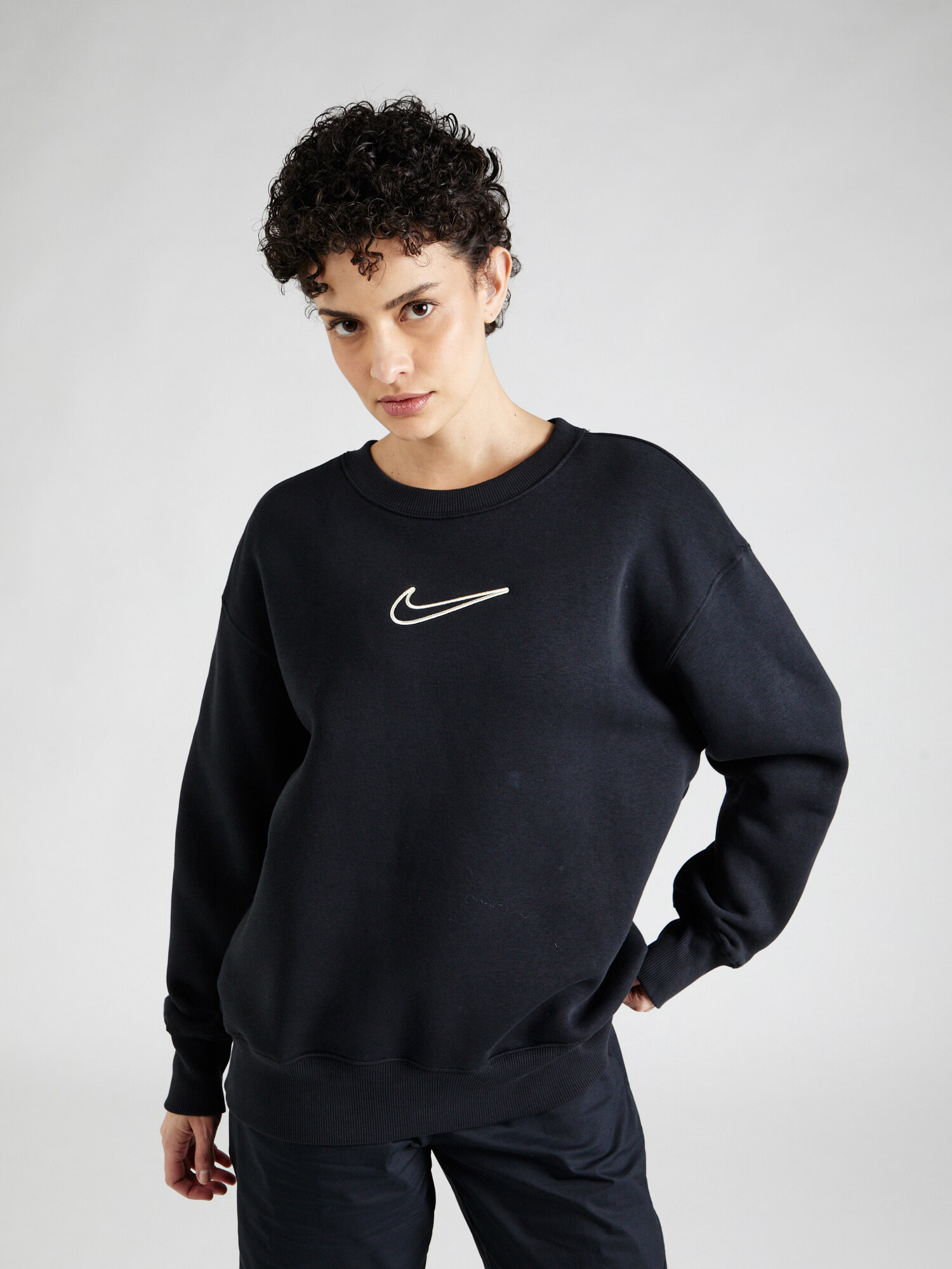 Nike Sportswear Pantaloni negru / alb - Pled.ro