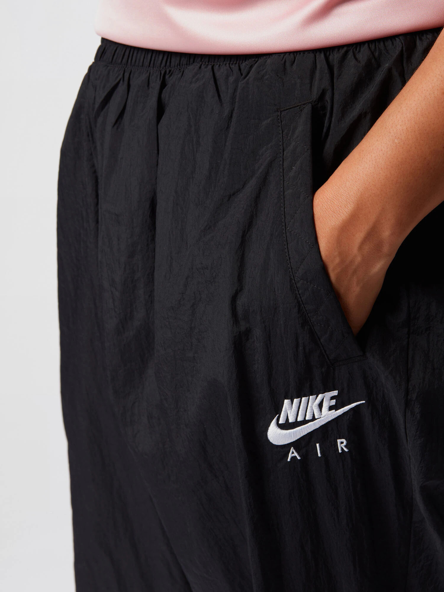 Nike Sportswear Pantaloni negru / alb - Pled.ro