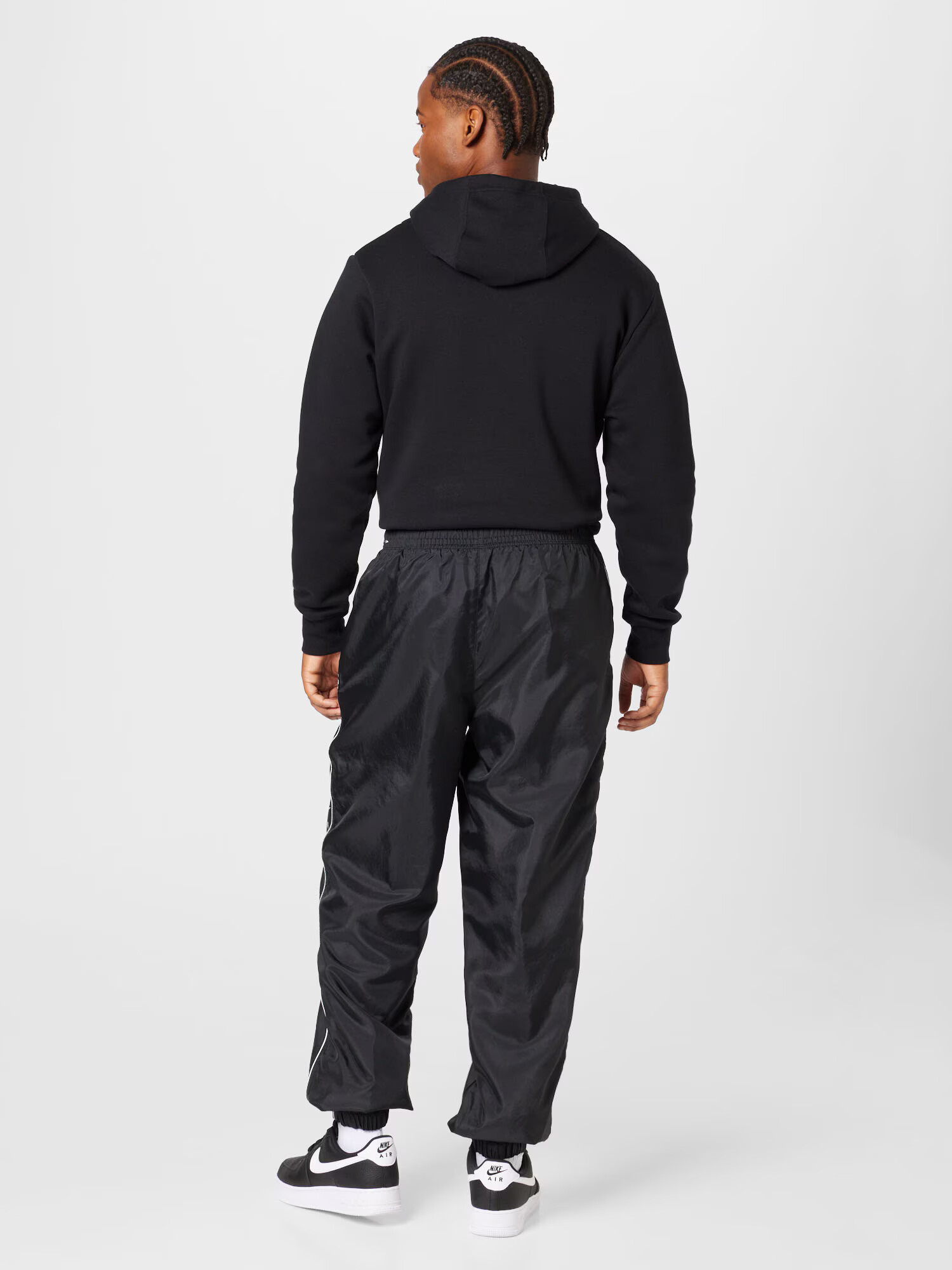 Nike Sportswear Pantaloni sport negru / alb - Pled.ro