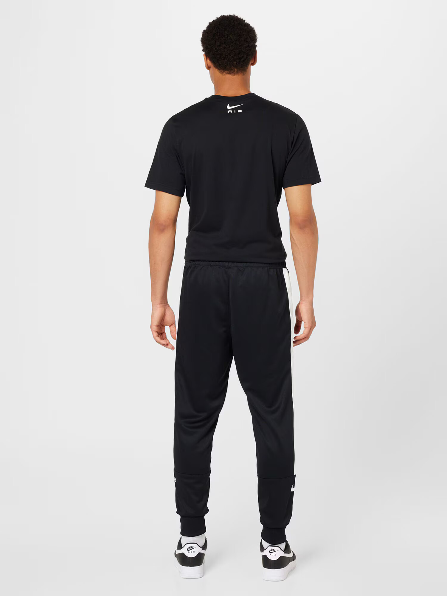 Nike Sportswear Pantaloni 'AIR' negru / alb - Pled.ro