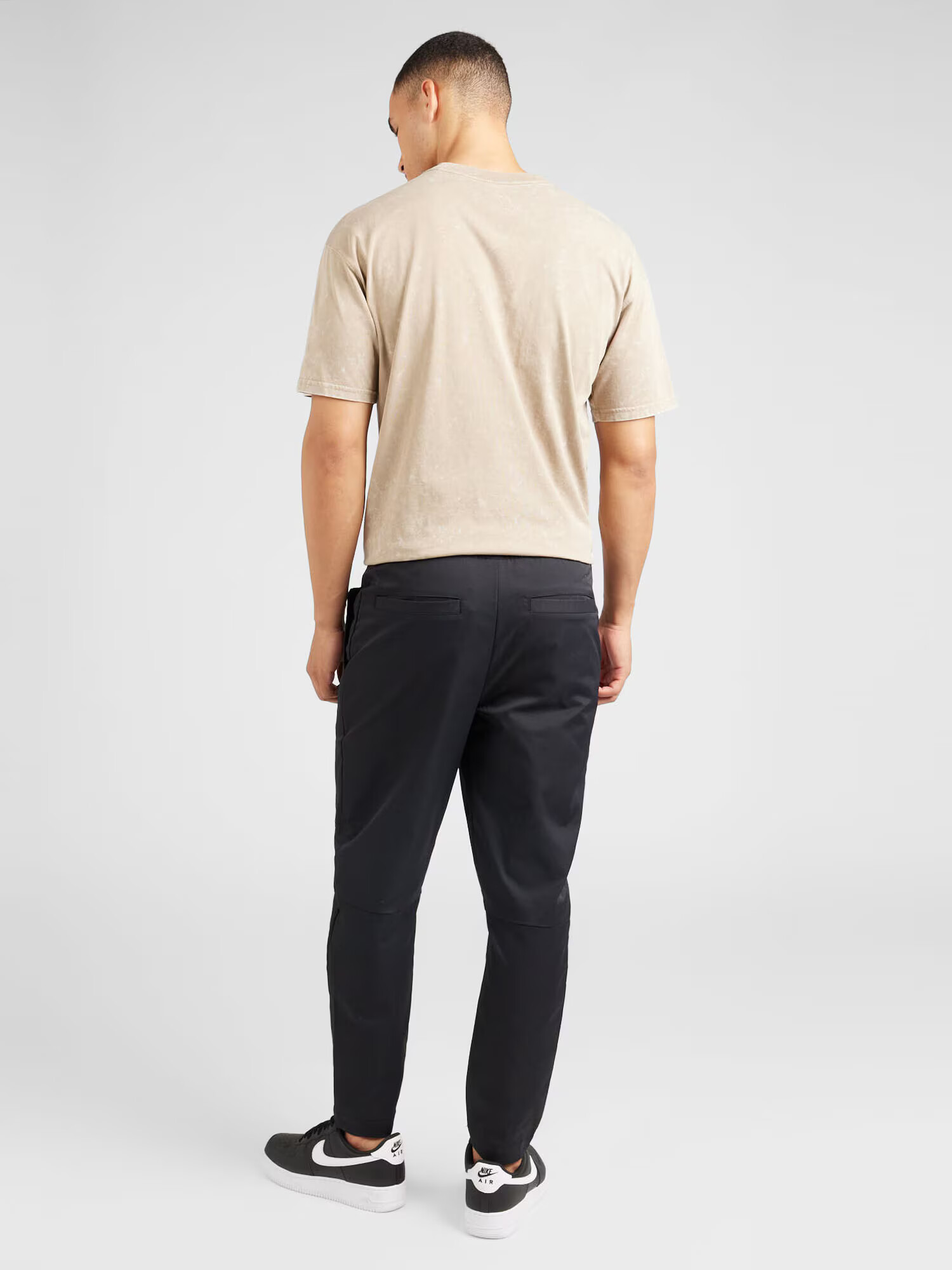 Nike Sportswear Pantaloni negru / alb - Pled.ro