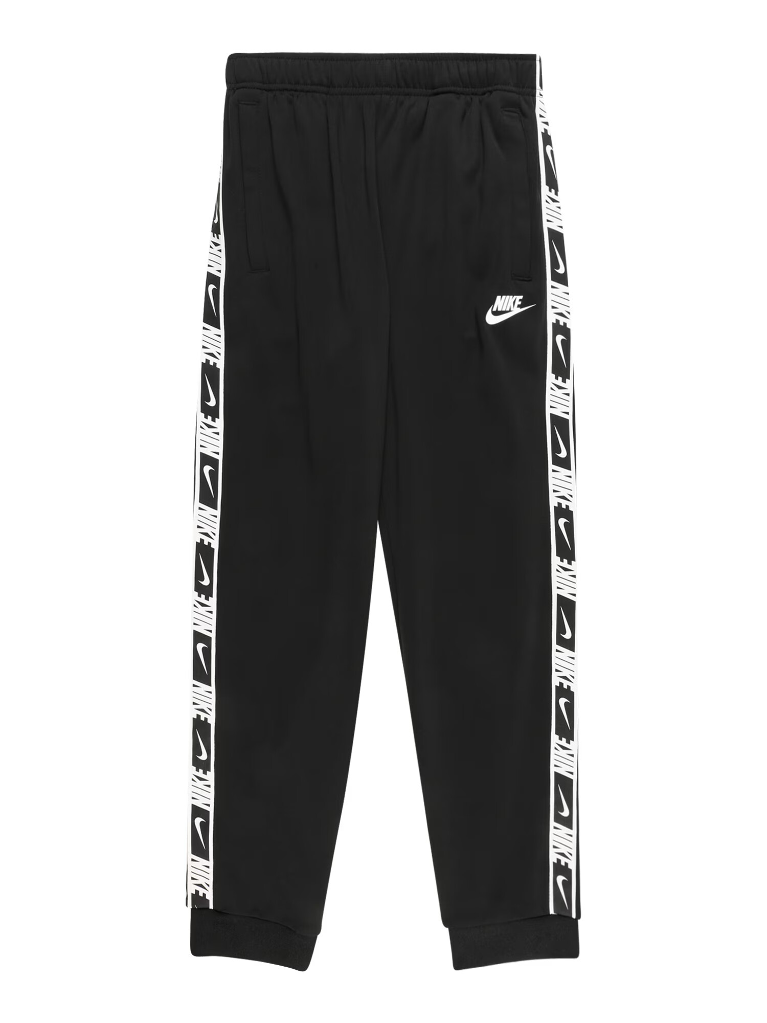 Nike Sportswear Pantaloni negru / alb - Pled.ro