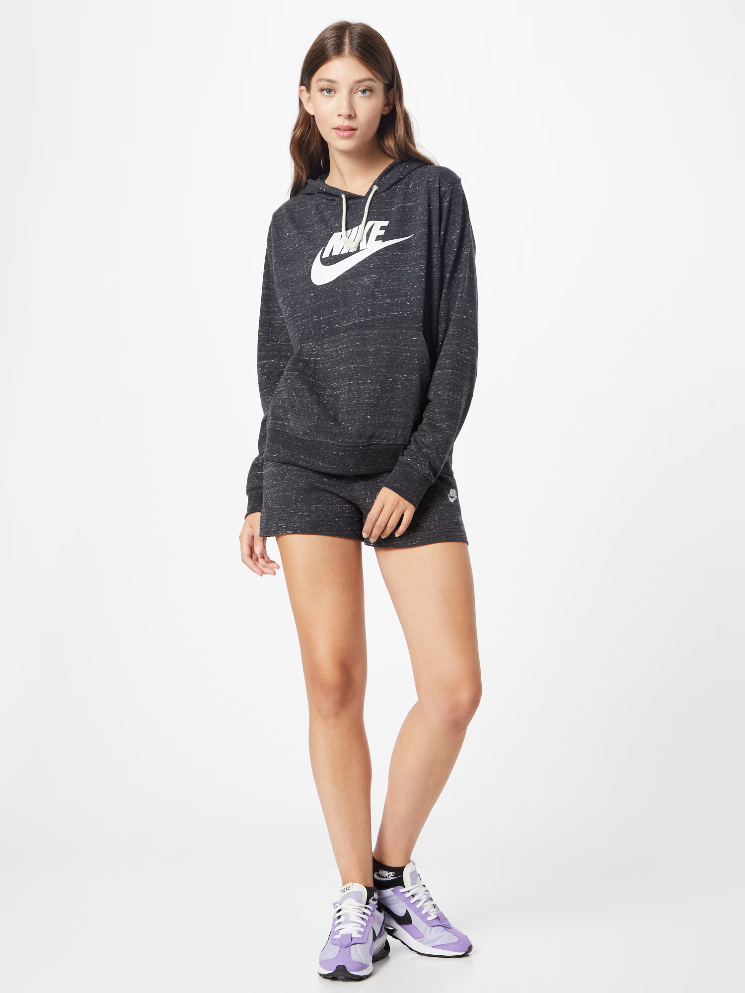 Nike Sportswear Pantaloni negru / alb - Pled.ro