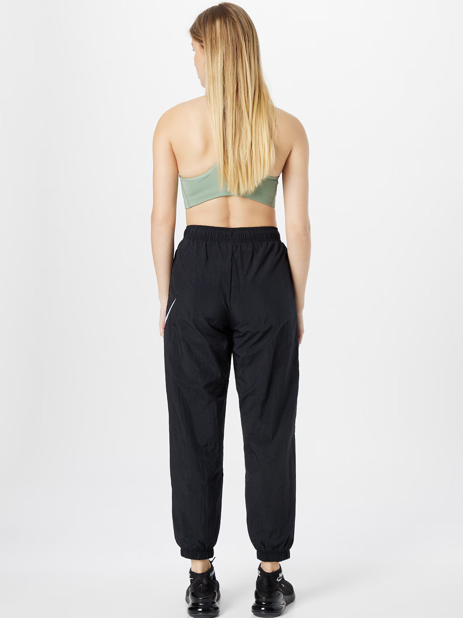 Nike Sportswear Pantaloni 'Essential' negru / alb - Pled.ro