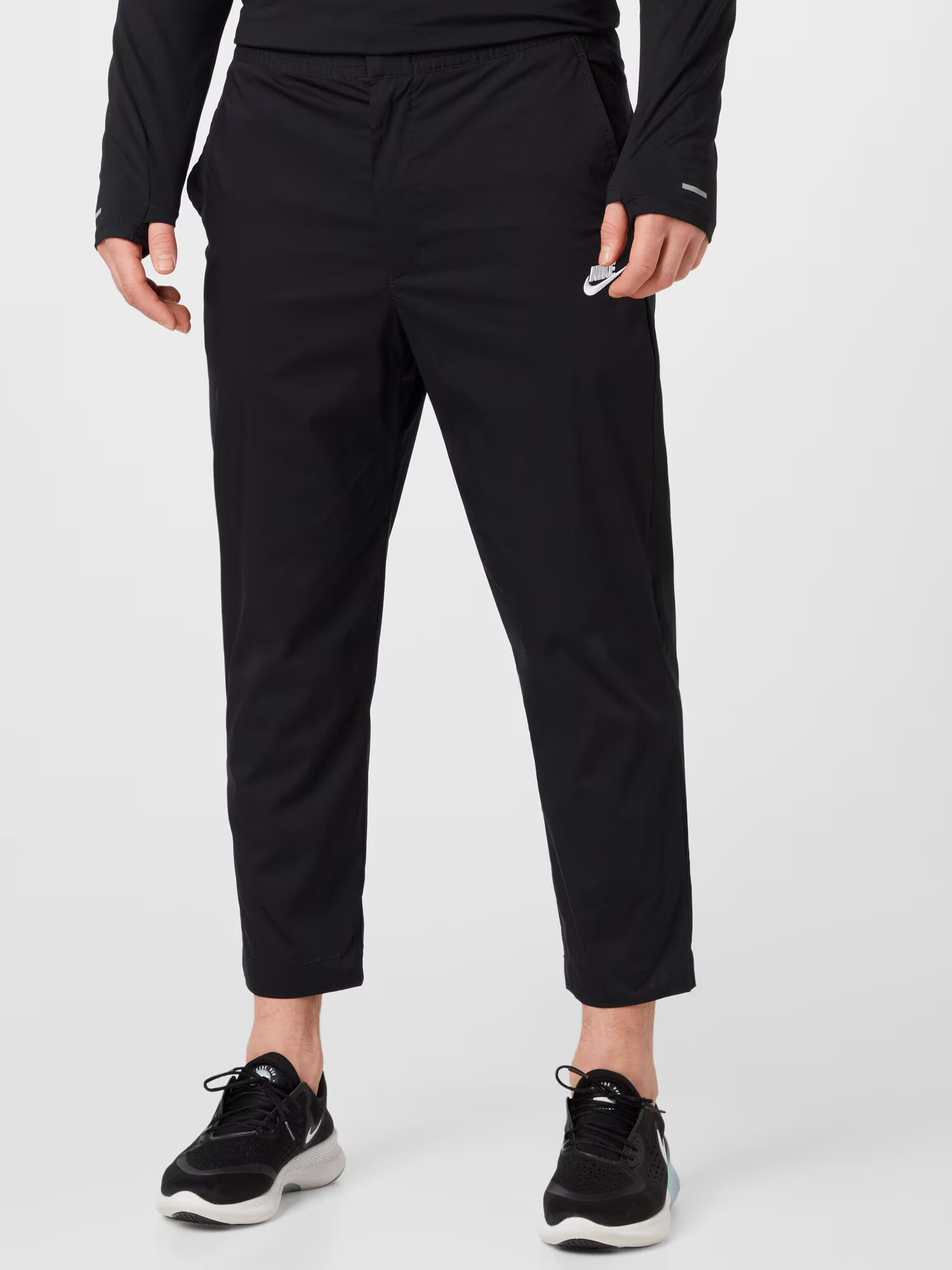 Nike Sportswear Pantaloni negru / alb - Pled.ro