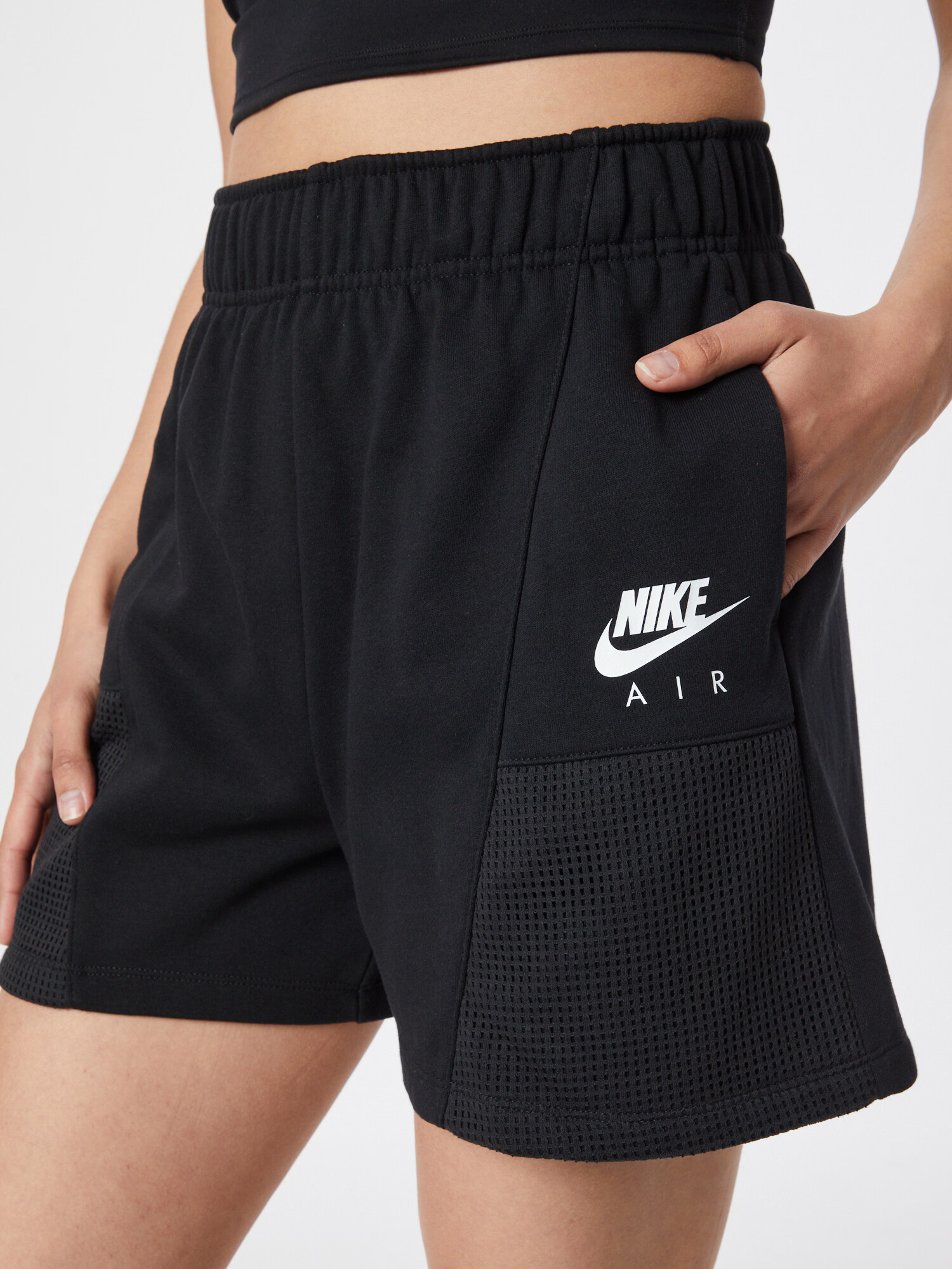 Nike Sportswear Pantaloni negru / alb - Pled.ro